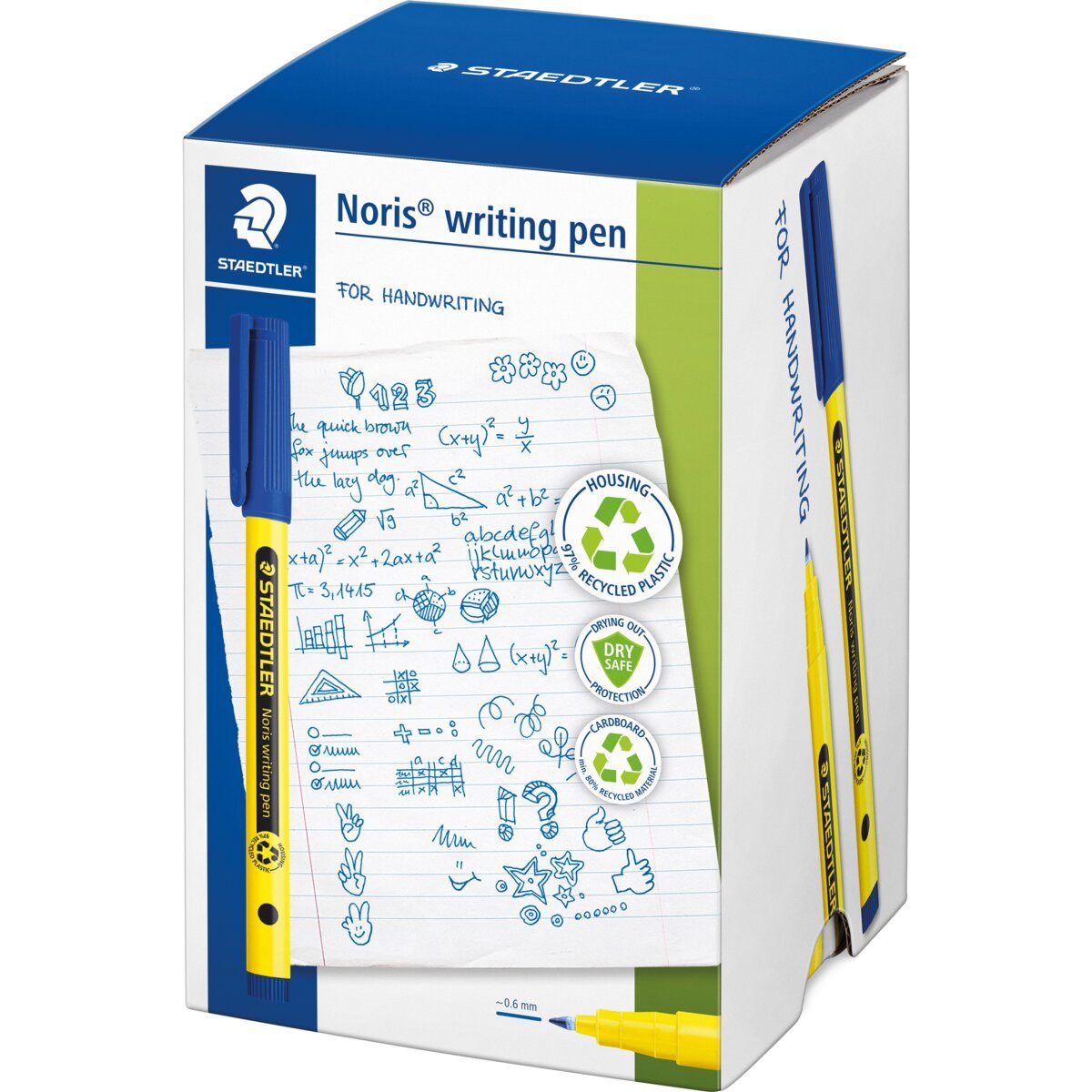 STAEDTLER Fineliner Fineliner Noris writing pen im Köcher 50 Stück