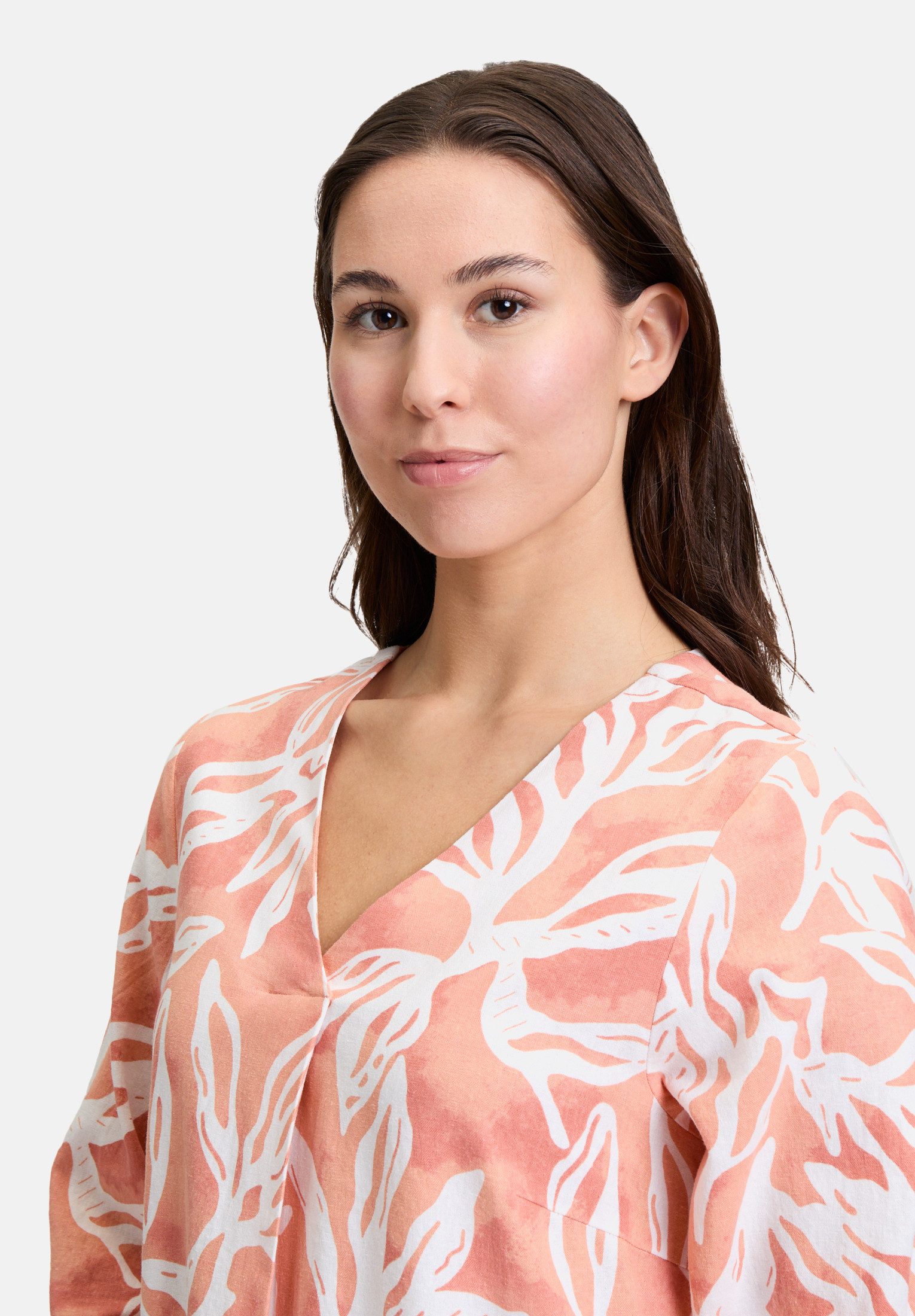Cartoon Sommerkleid Damen mit Muster Material