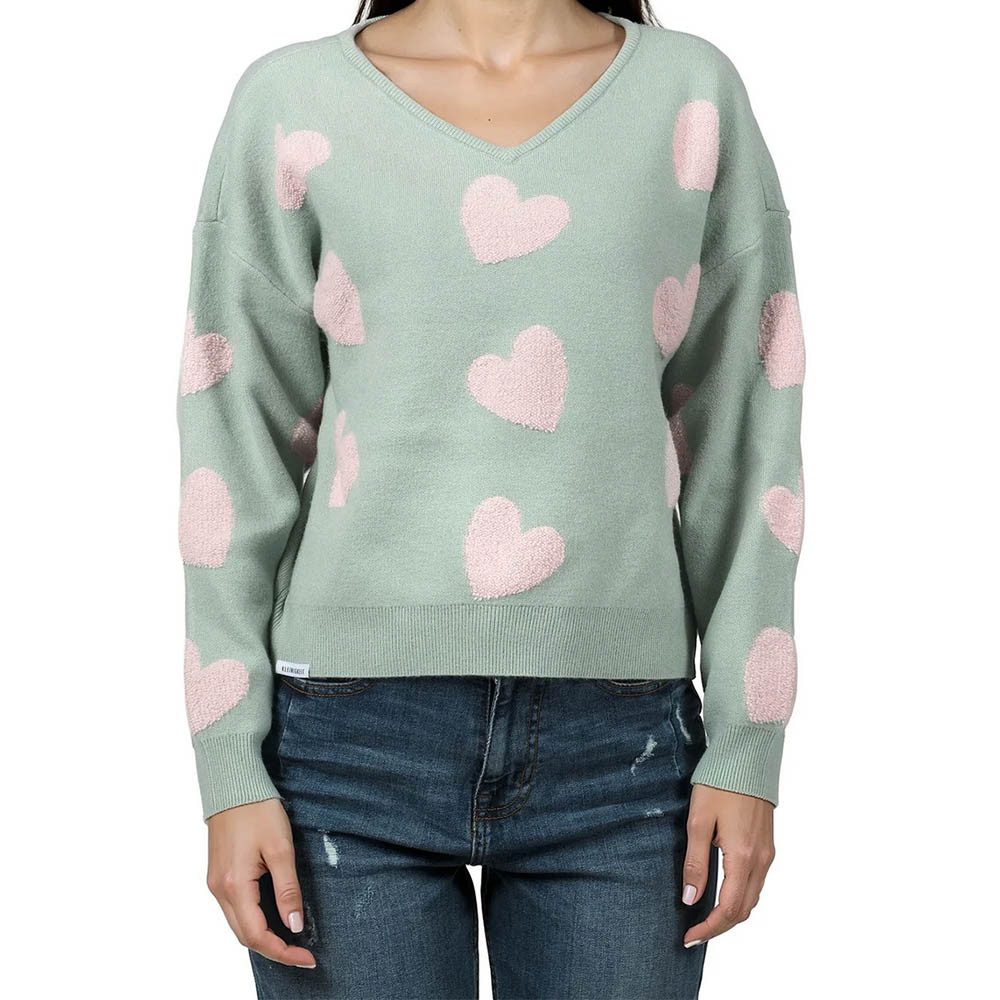 Kleinigkeit V-Ausschnitt-Pullover Lovely Wollma günstig online kaufen