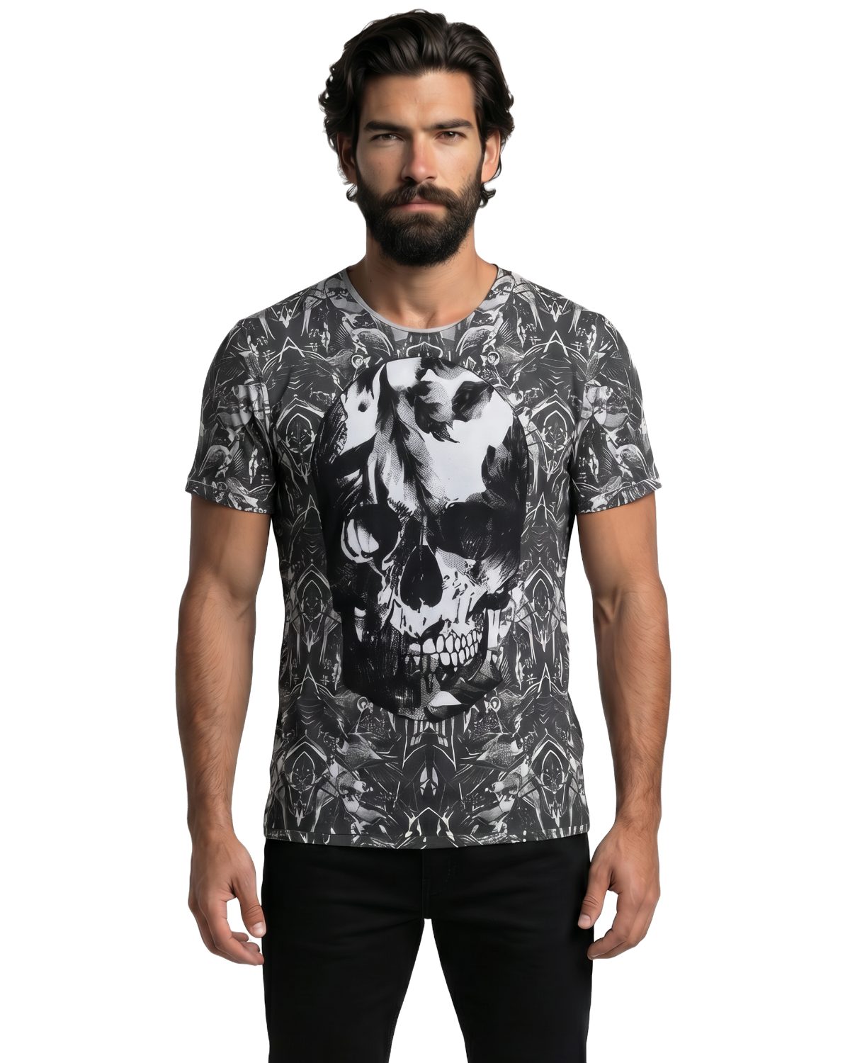 Shine Original Kurzarmshirt stylisches Print Shirt