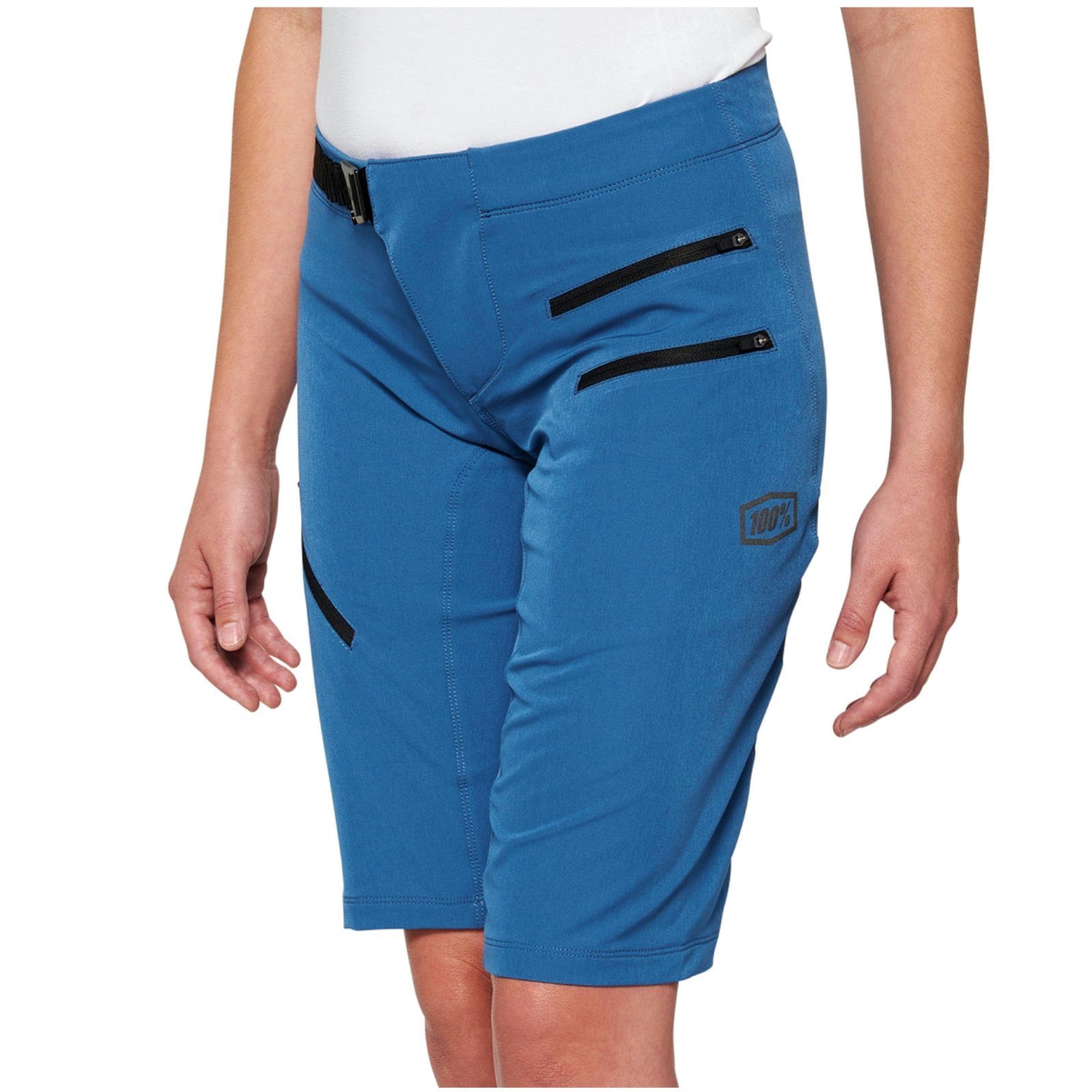 Fahrradhose 100% Airmatic Womens Shorts M Slate Blue - komfortable All-Mountain MT