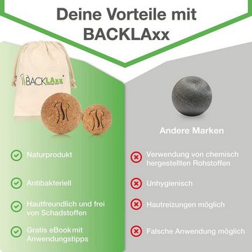 BACKLAxx® Massageball Faszienball, 2-tlg.
