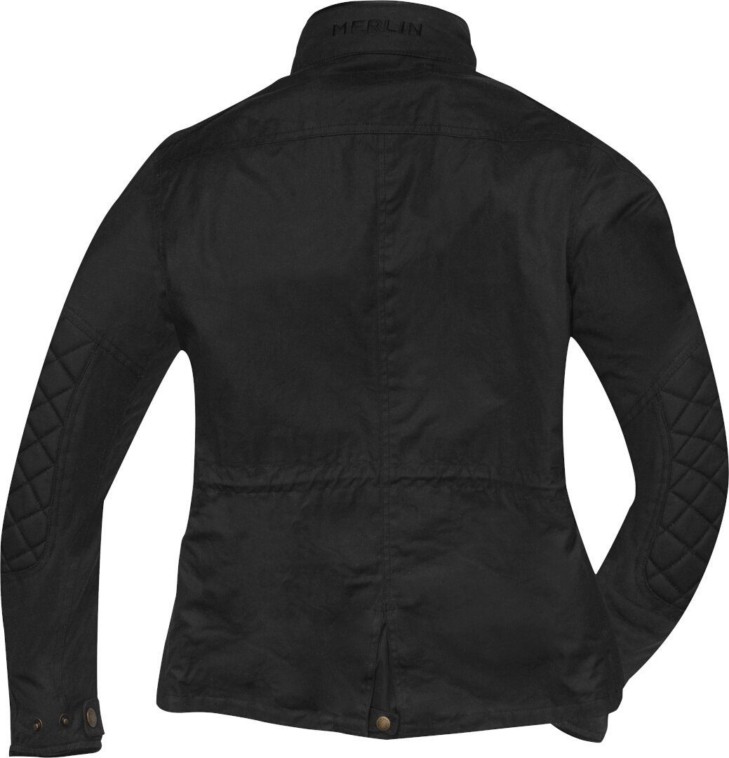 Merlin Motorradjacke Buxton II Black Motorrad Damen Wachsjacke