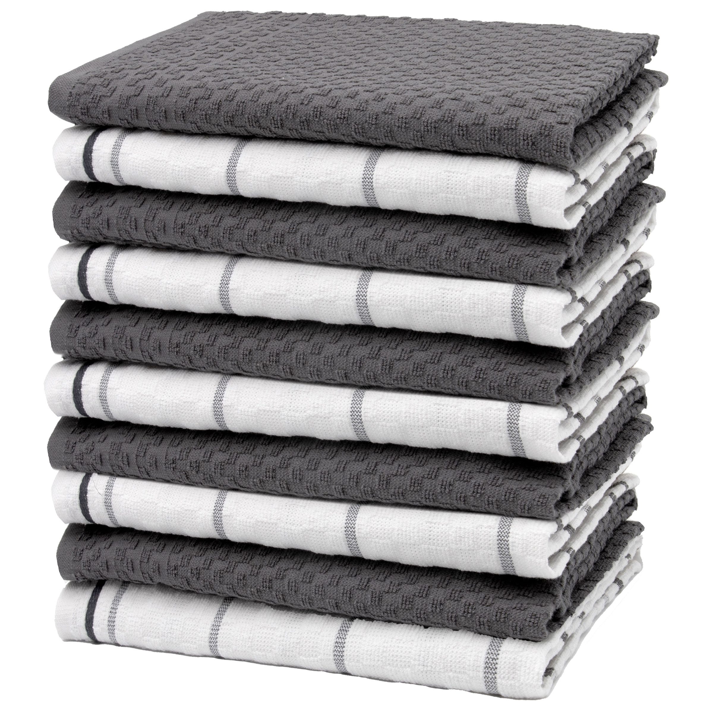 ZOLLNER Geschirrtuch, (Spar-Set, 10-tlg), 45 x 60 cm, 100% Baumwolle, vom H günstig online kaufen