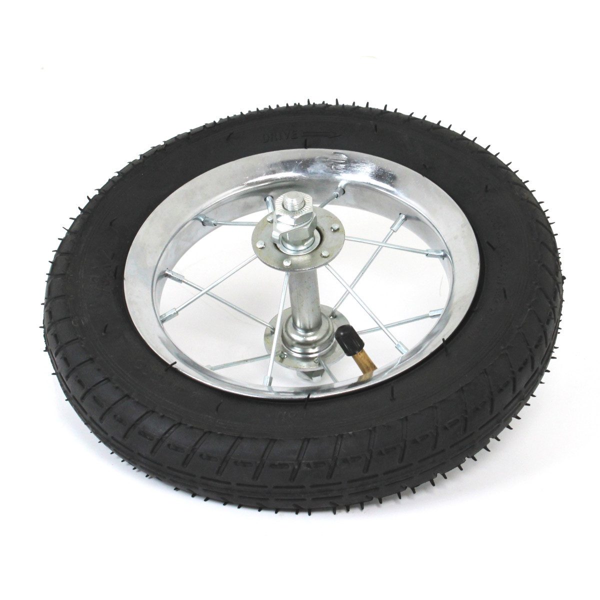 Anhänger-Stützrad Komplett-Laufrad 10 x 2 Vorderrad Speichen Felge Reifen Schlauch