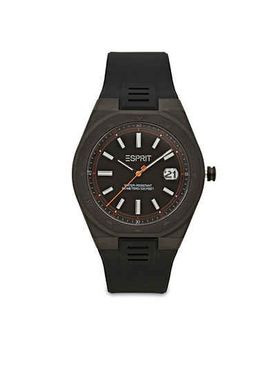 Esprit Quarzuhr Uhr mit Silikon-Armband