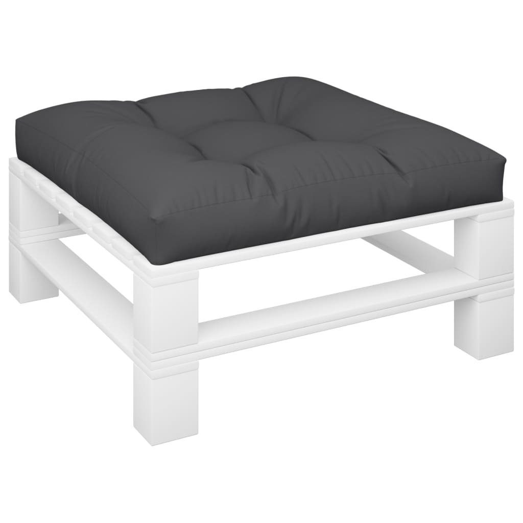 vidaXL Sitzauflage Palettenkissen Schwarz 80x80x12 cm günstig online kaufen
