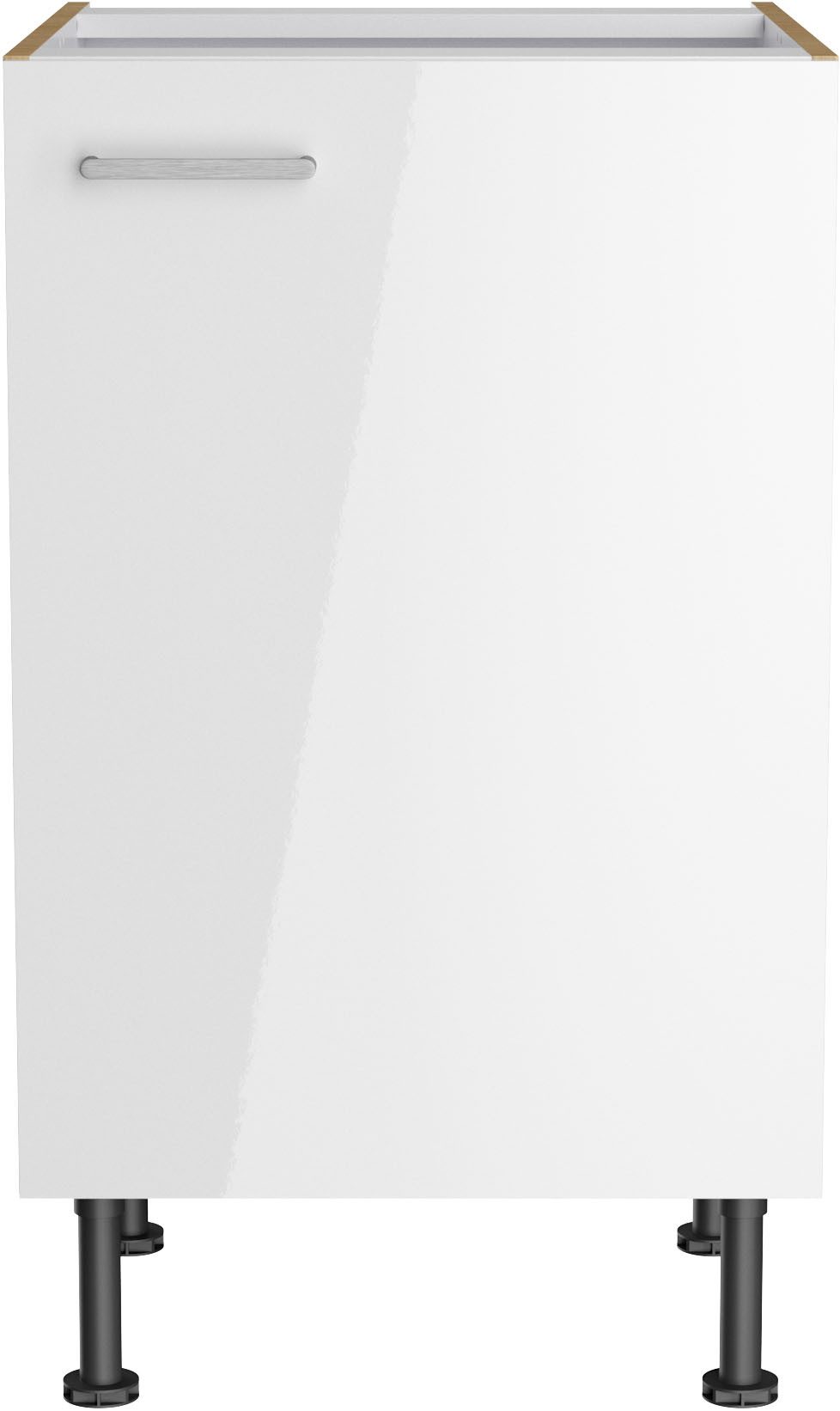 KOCHSTATION Unterschrank KS-Lucy Breite 50 cm, mit 1 Tür, 1 Einlegeboden, Soft-Close, verstellbare Füße