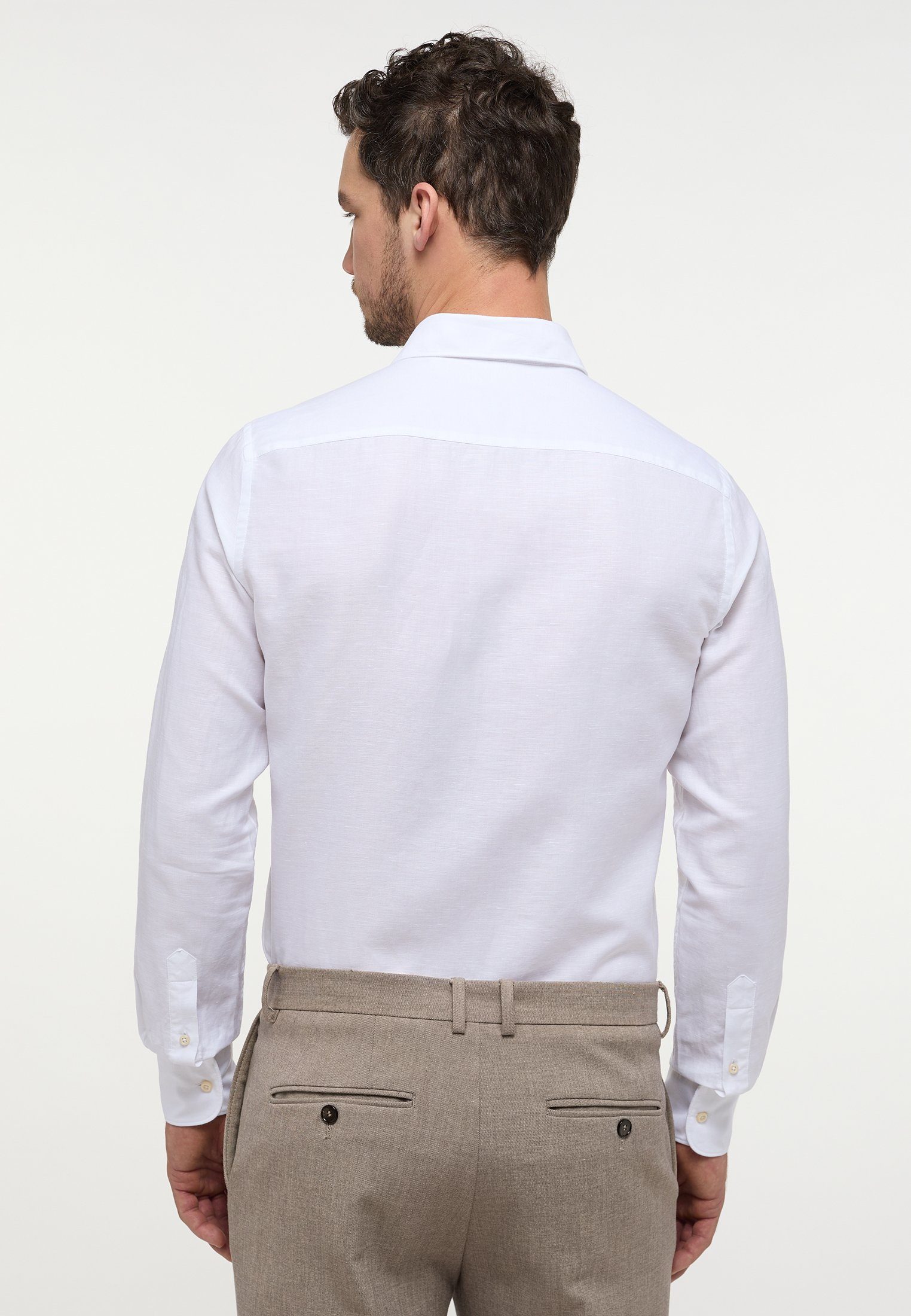 Eterna Langarmhemd SLIM FIT EASY IRON (bügelleicht)