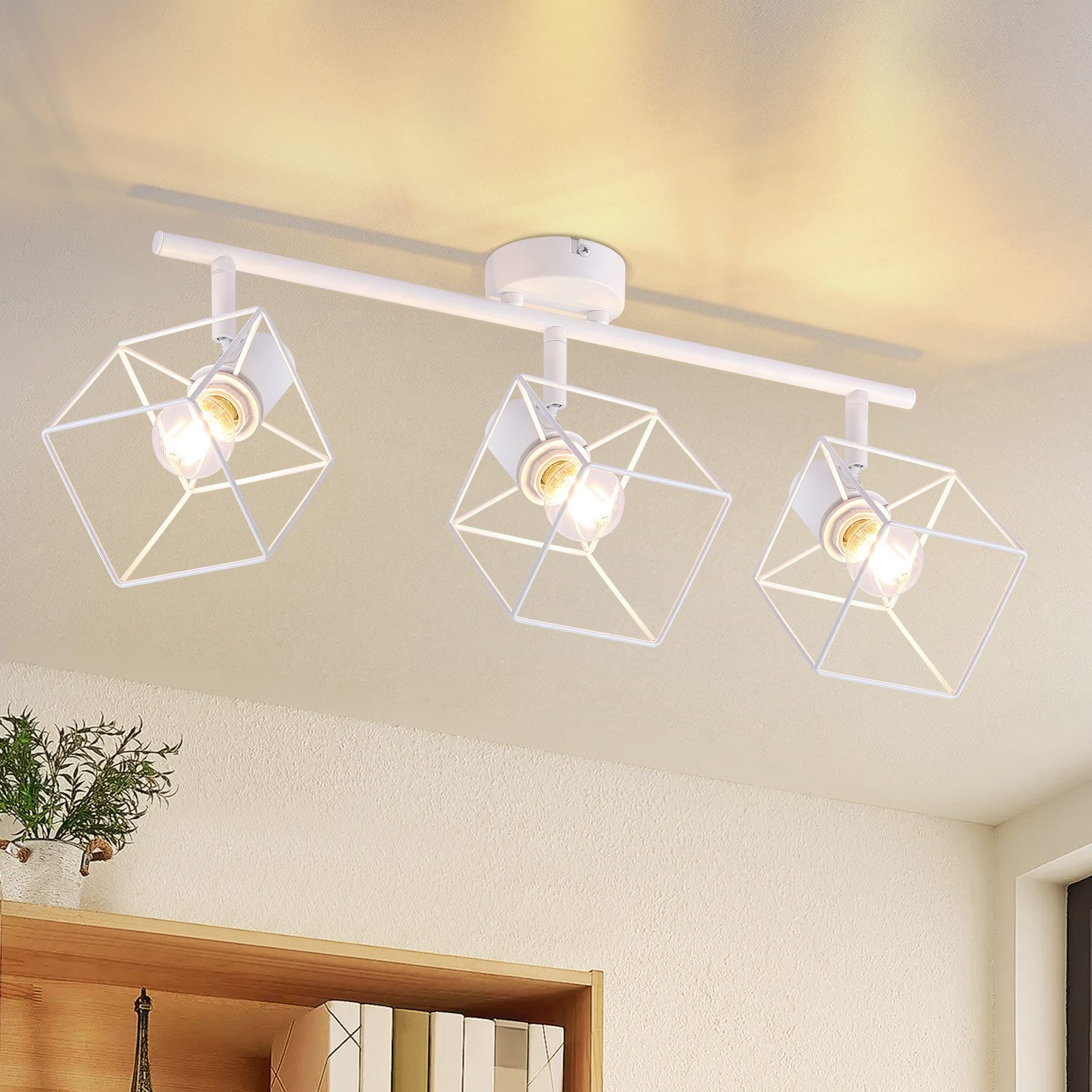 Nettlife Deckenstrahler Schwarz E14 Deckenleuchte 350° günstig online kaufen