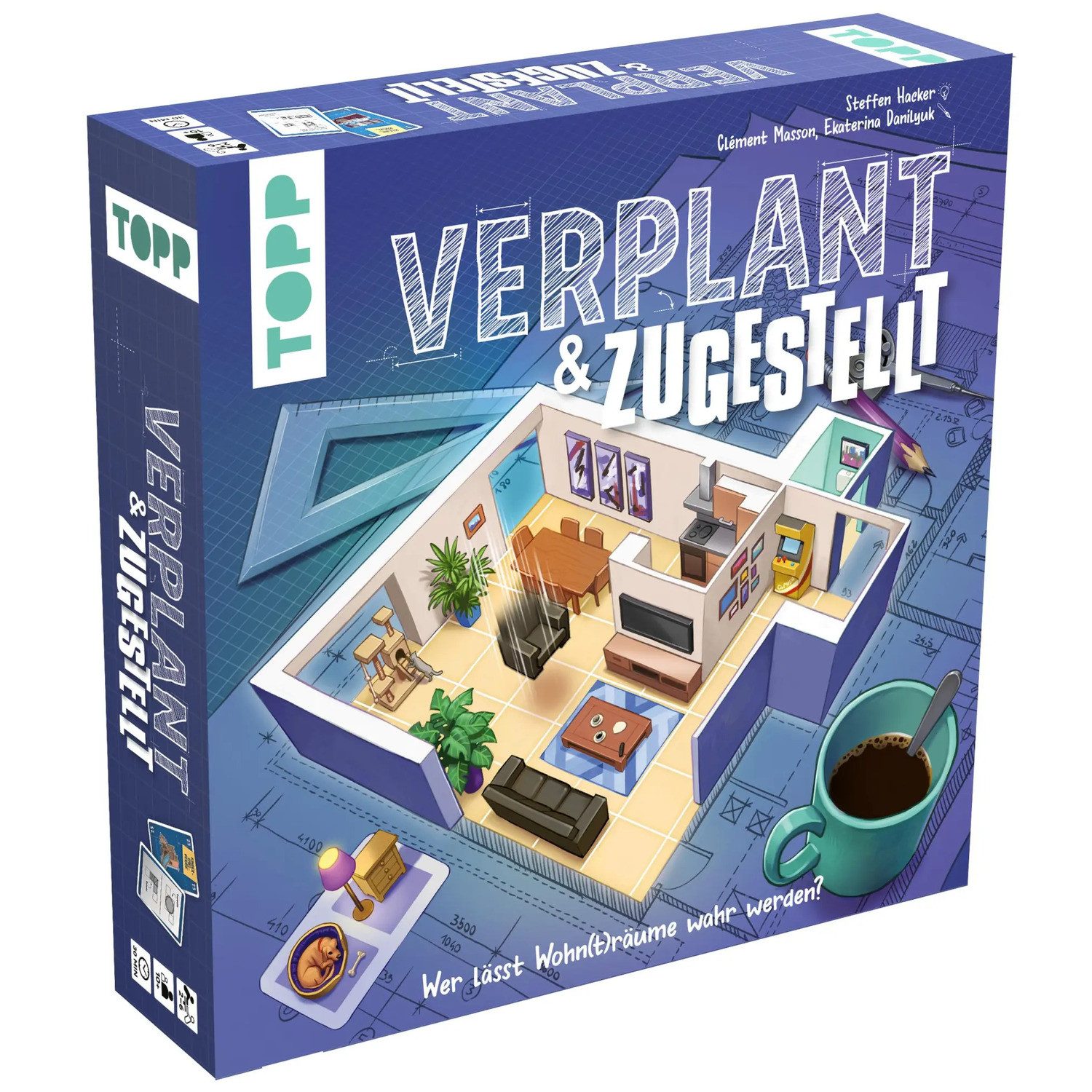 frechverlag Spiel Verplant & Zugestellt - Wer lässt Wohnträume wahr werden?