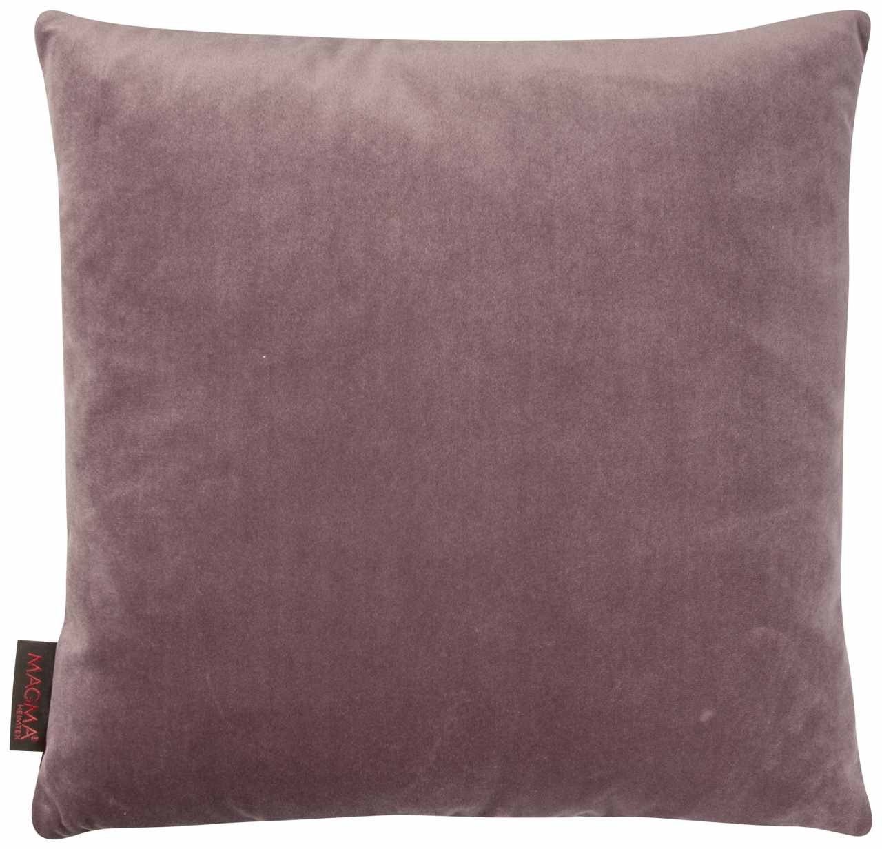Magma Dekokissen Magma Kissen mit Füllung 40x40 cm Uni Einfarbig