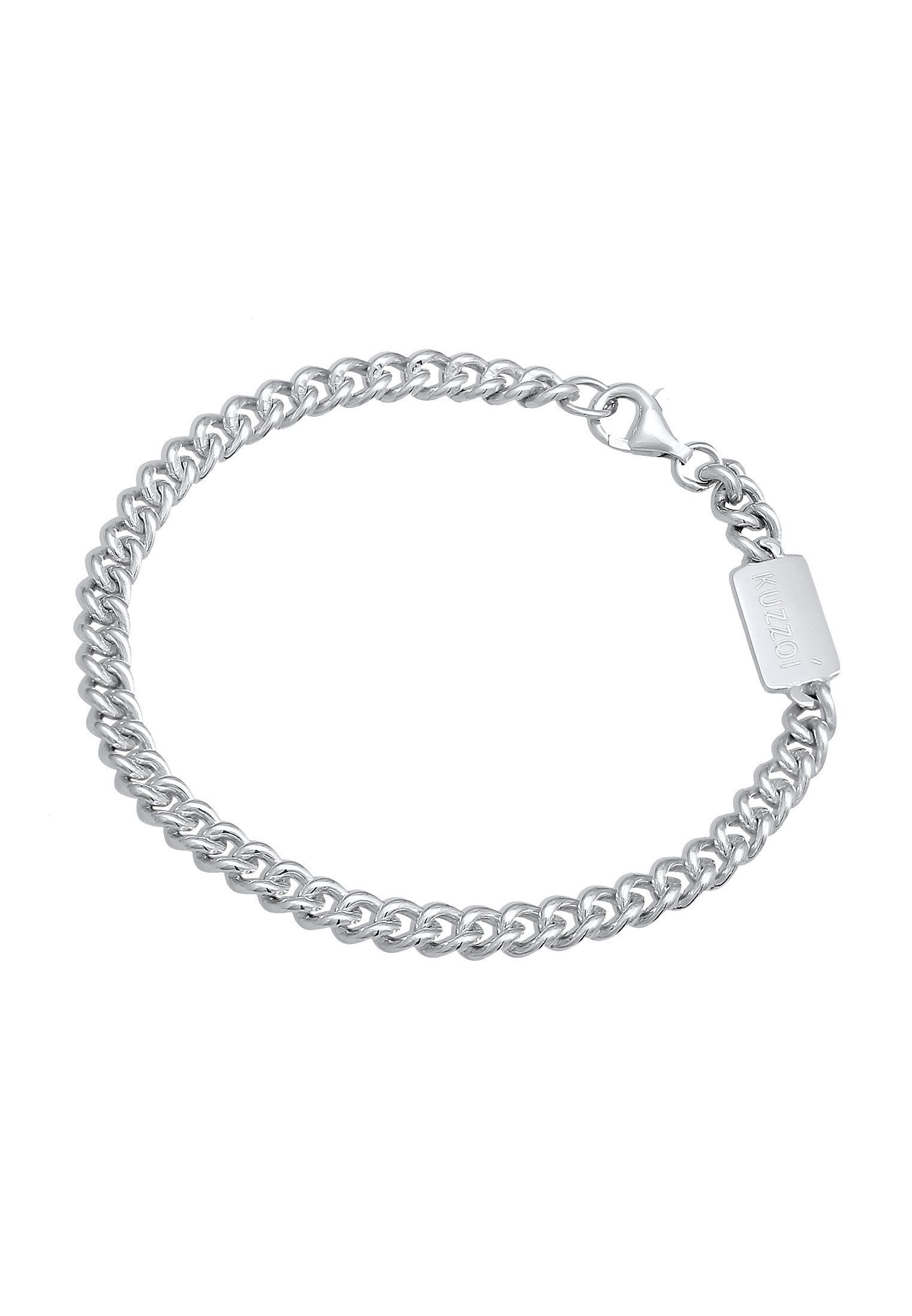 Kuzzoi Silberarmband Herren Rundpanzer Massiv 925 günstig online kaufen