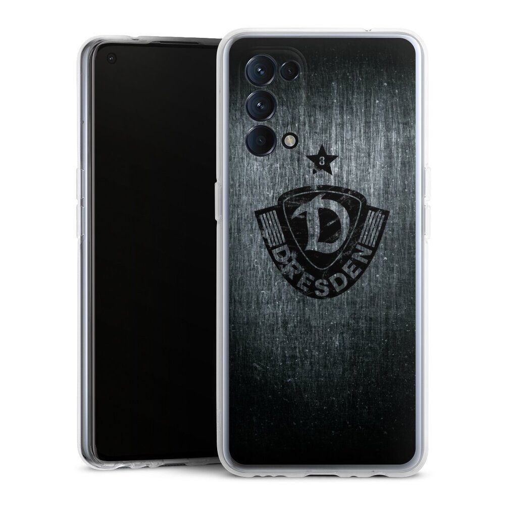 DeinDesign Handyhülle SG Dynamo Dresden Offizielles Lizenzprodukt Vintage, Oppo Find X3 lite Silikon Hülle Bumper Case Handy Schutzhülle