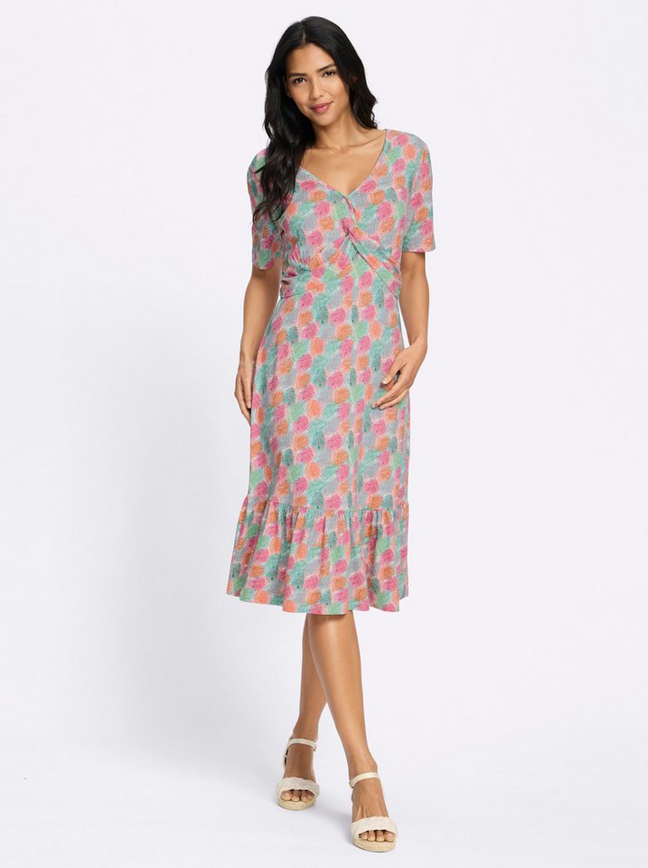 Sieh an! Jerseykleid Jersey-Kleid Kurzarm
