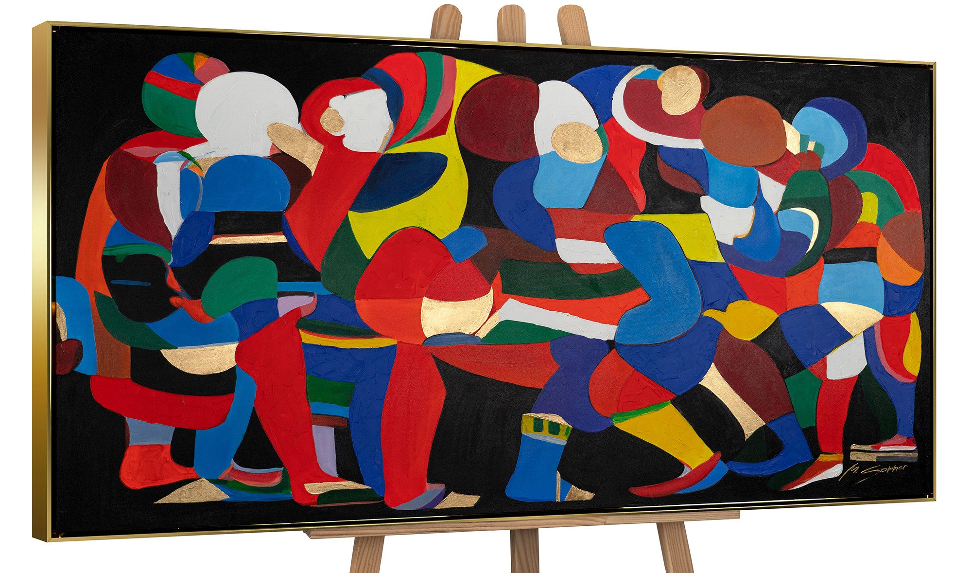 Gemälde Tänze der Farben und Formen