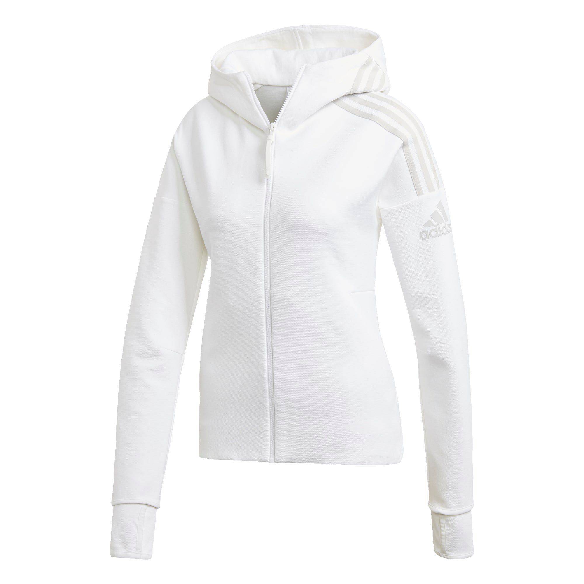 adidas sweatjacke weiß