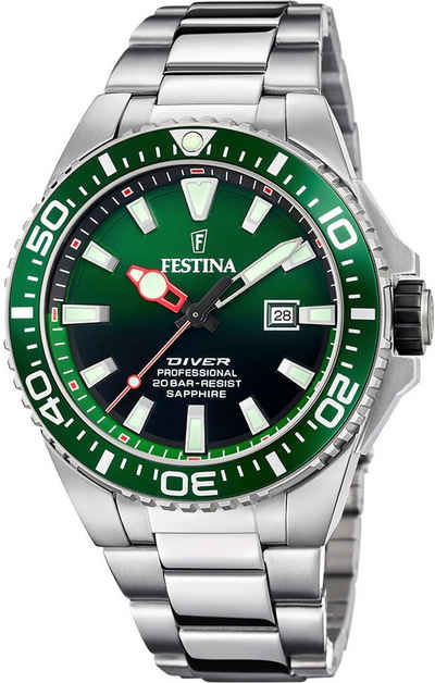 Festina Quarzuhr Diver Collection, F20663/2, Armbanduhr, Herrenuhr