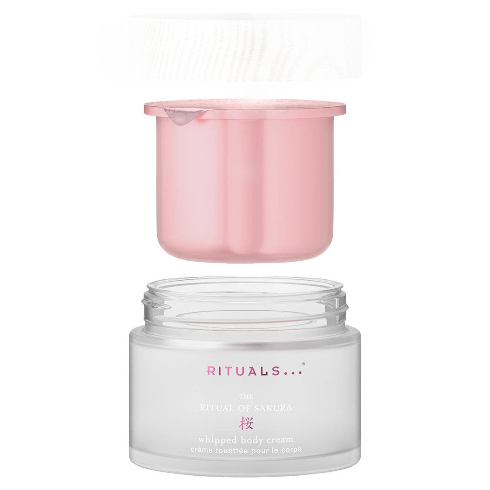 Rituals Körpercreme Rituals The Ritual Of Sakura Body Cream Refill 220ml, Reichhaltige Pflege mit Kirschblüten-Duft