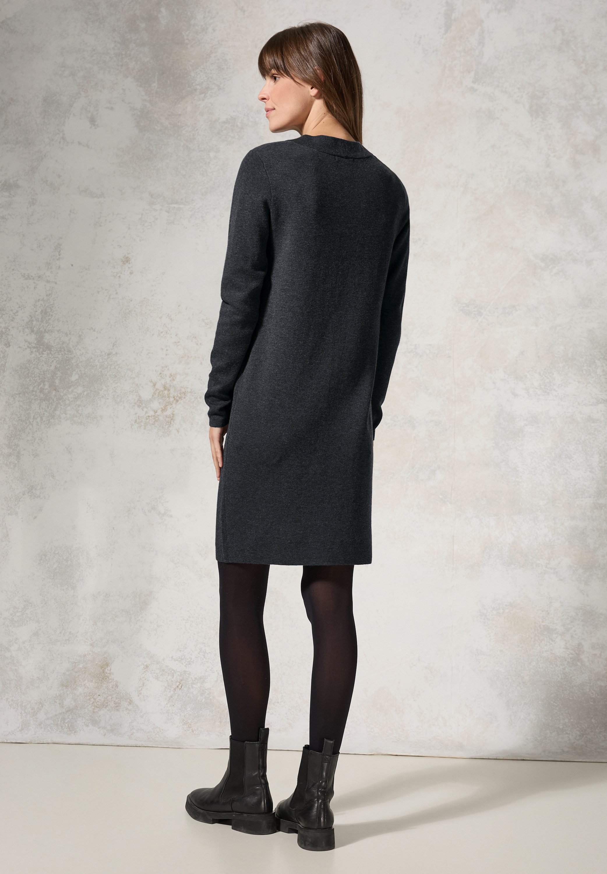 CECIL Strickkleid mit Rundhalsausschnitt