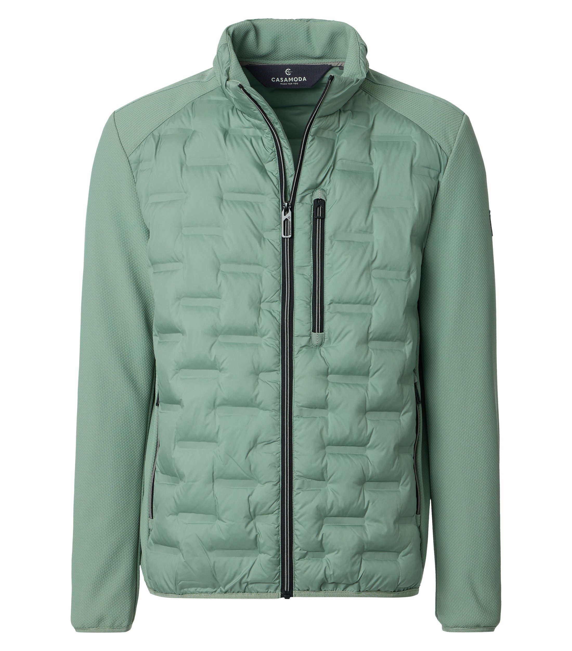 Langjacke CASAMODA Materialmixjacke uni