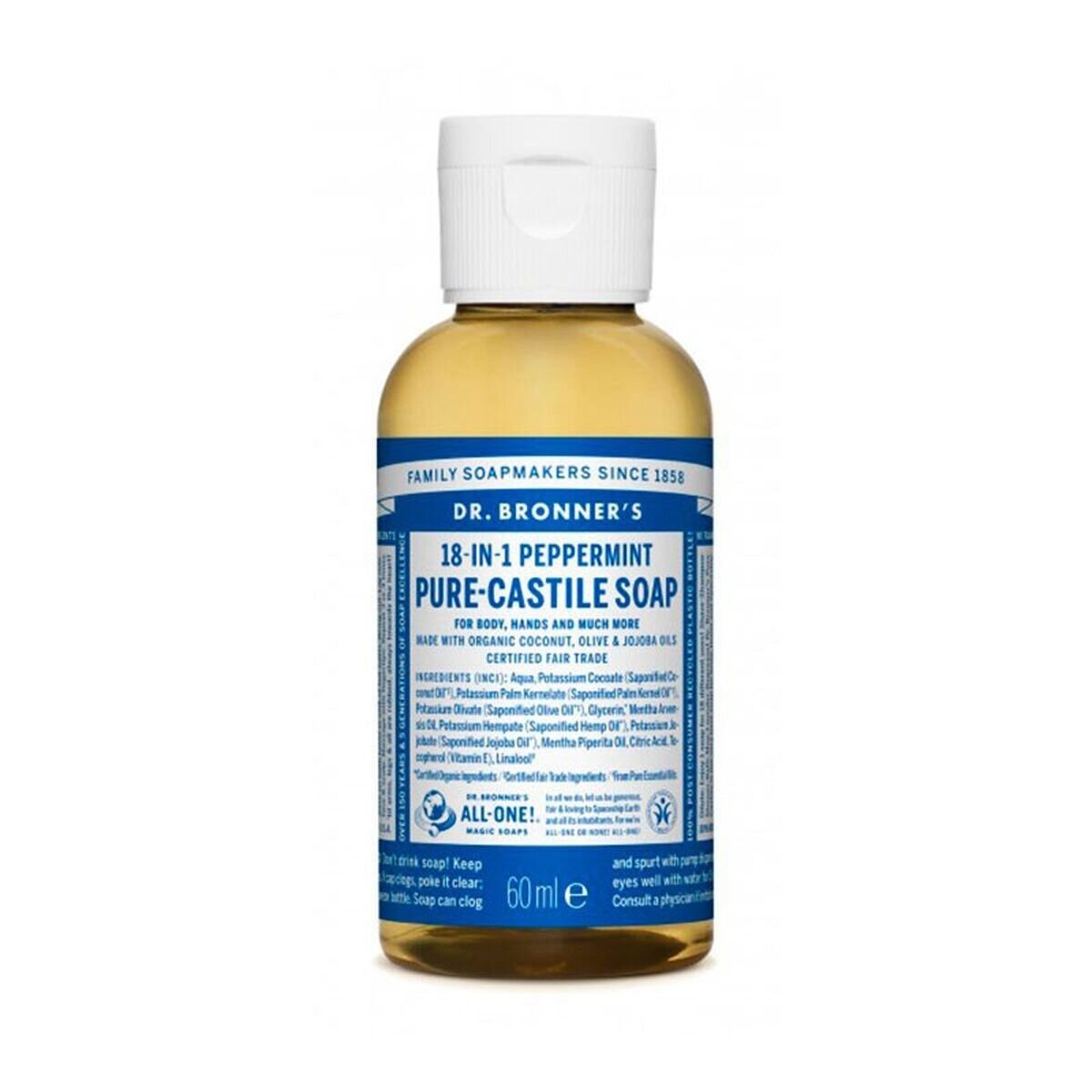 Dr. Bronners Flüssigseife Liquid Soap Peppermint