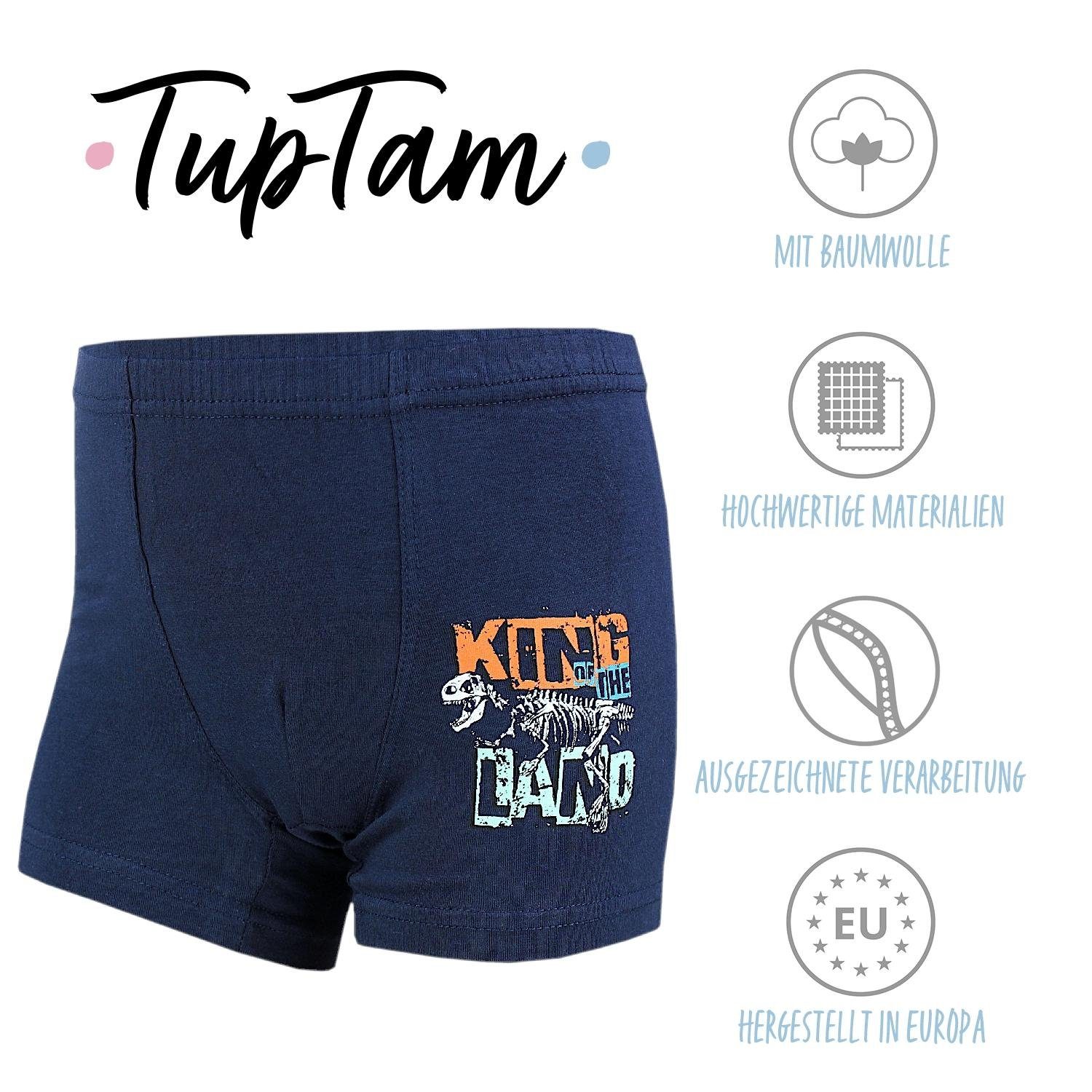 TupTam Boxershorts Jungen Boxershorts Unterhose Kinder Boxer Unterwäsche 10er / 5er Pack – Bild 2 von 5