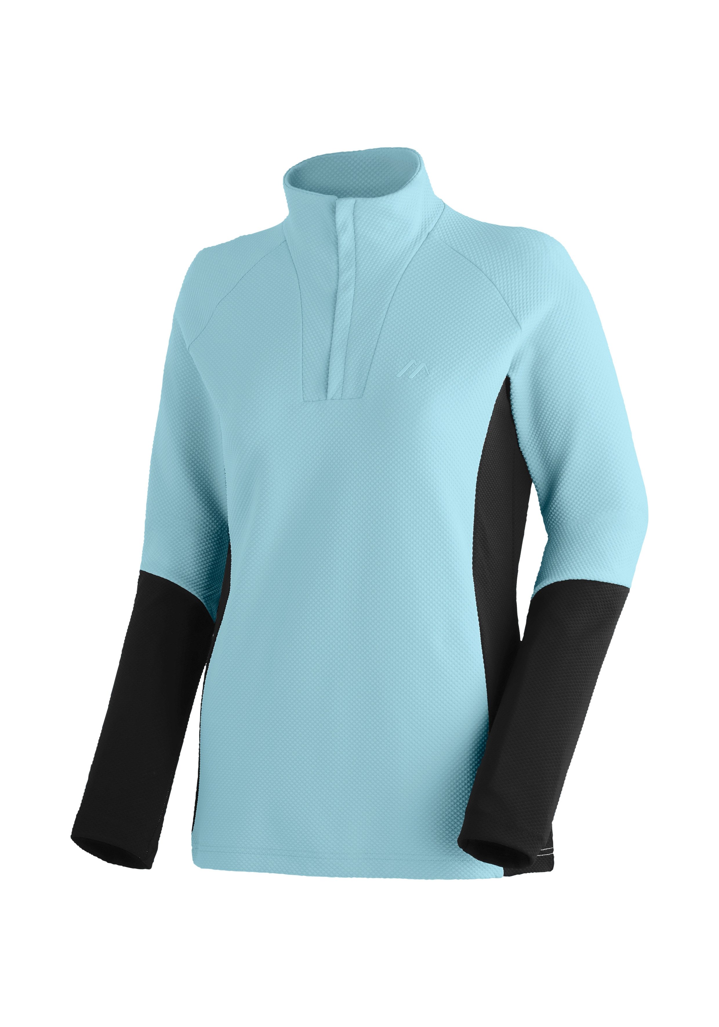 Maier Sports Fleecepullover Rogla HZ W Damen Fleece Midlayer, atmungsaktiv und schnelltrocknend