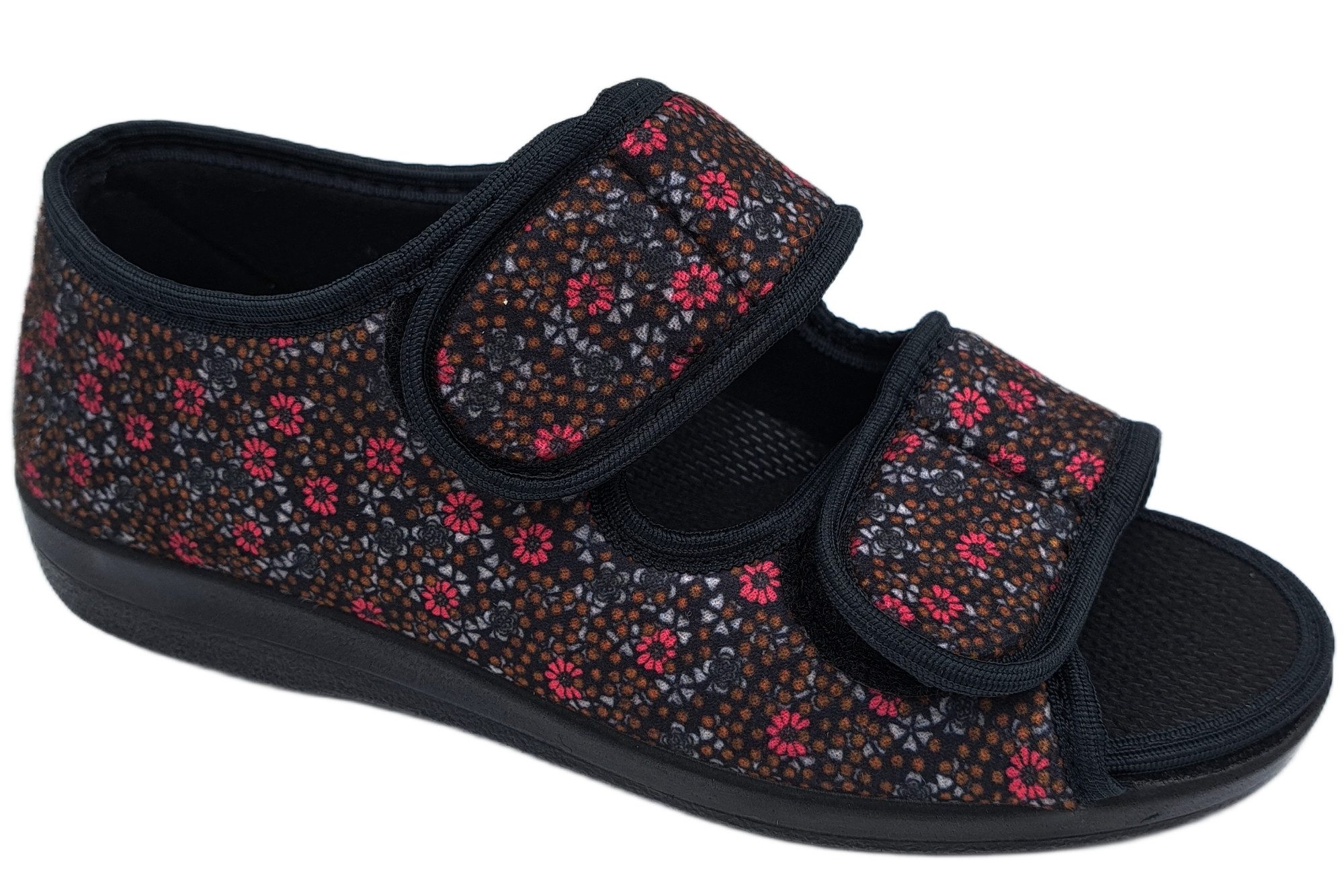 PADERO OrtoMed Klettsandale Hausschuh Verband- und Rehaschuhe