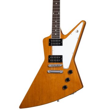 Gibson E-Gitarre, 70s Explorer Antique Natural - E-Gitarre