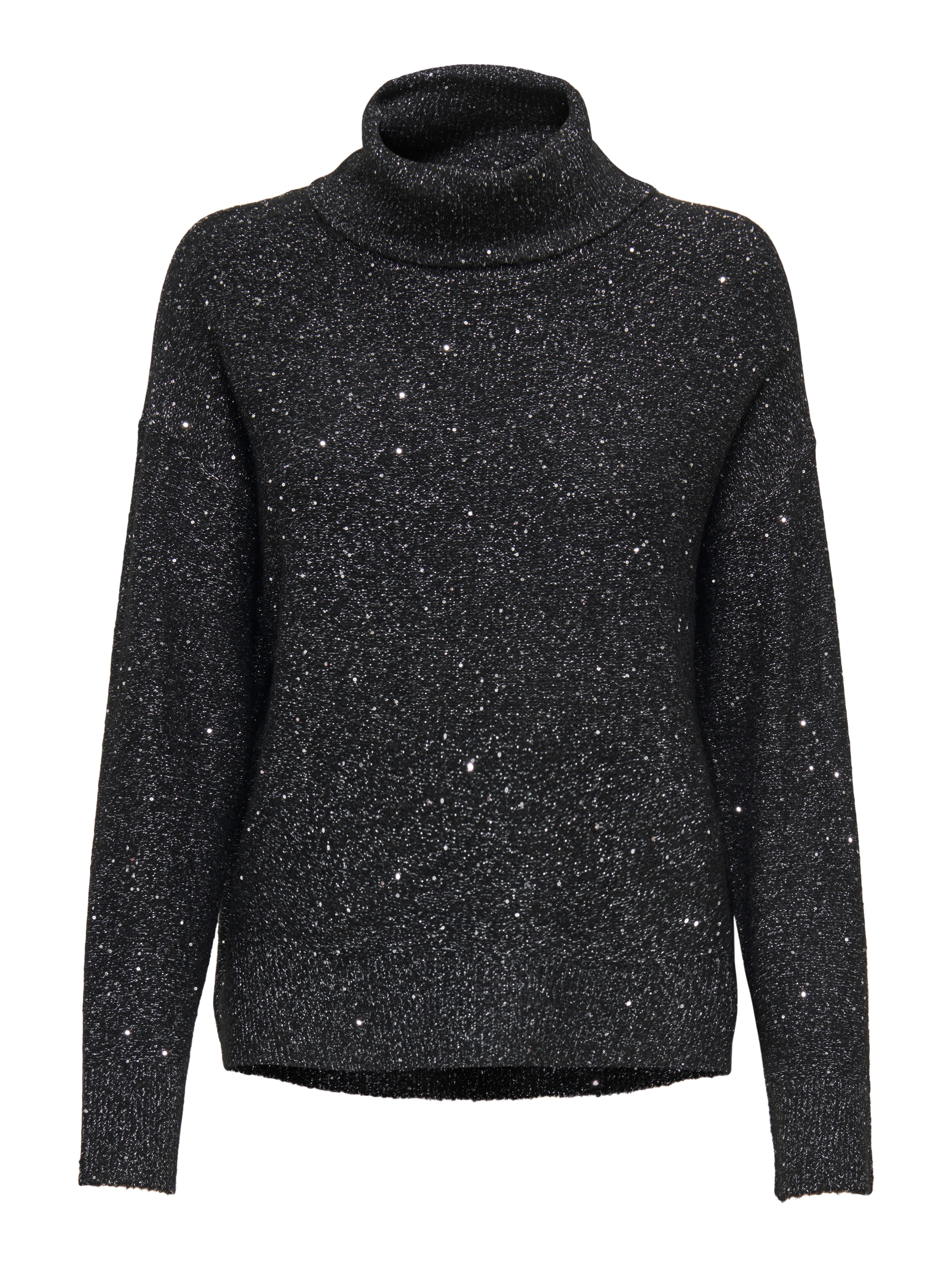 Black Detail:Silver Sequins