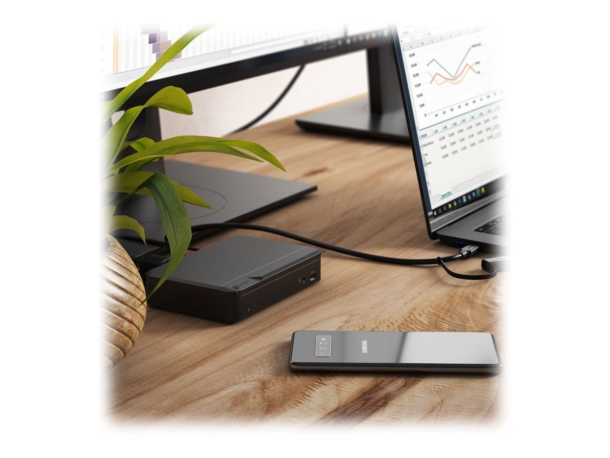 ALOGIC Laptop-Dockingstation ALOGIC Docking Station Universal Twin HD USB-C & USB-A schwarz