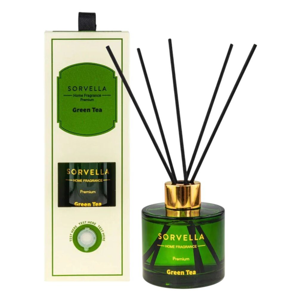 Sorvella Perfume Duftlampe Home Diffuser Duftstäbchen Grüner Tee 120ml