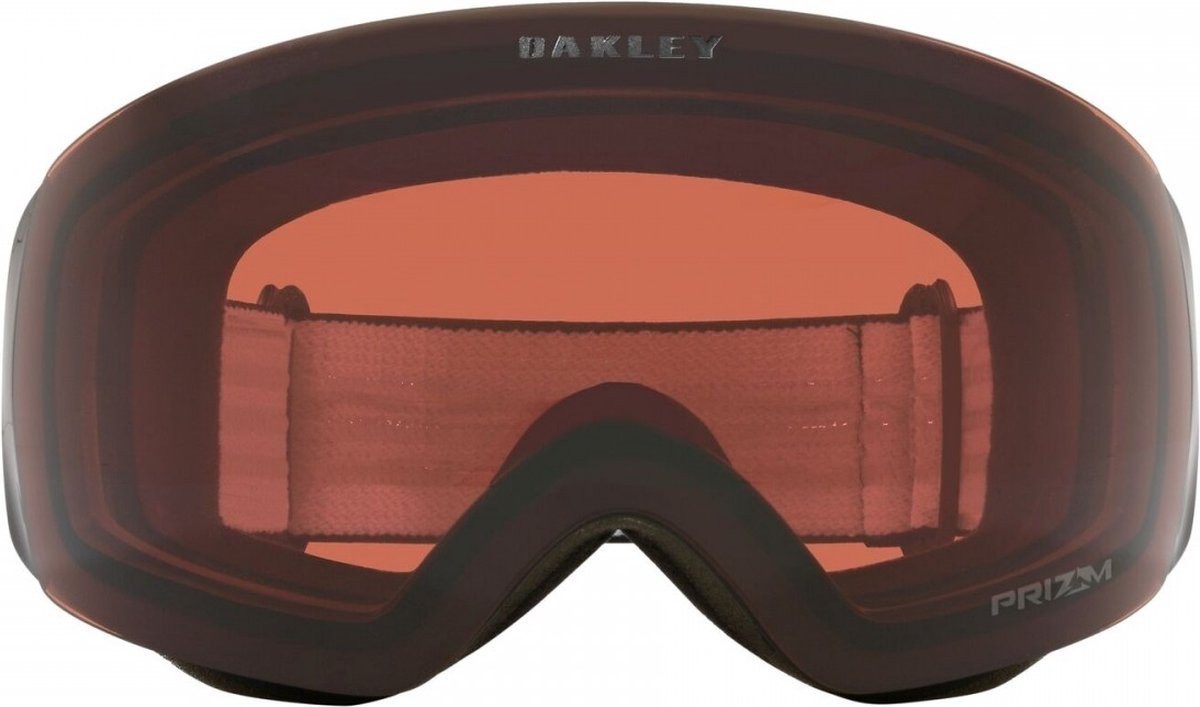 Oakley Skibrille Flight Deck M - Matt Schwarz - Prizm Snow Garnet, Antifog double Lens