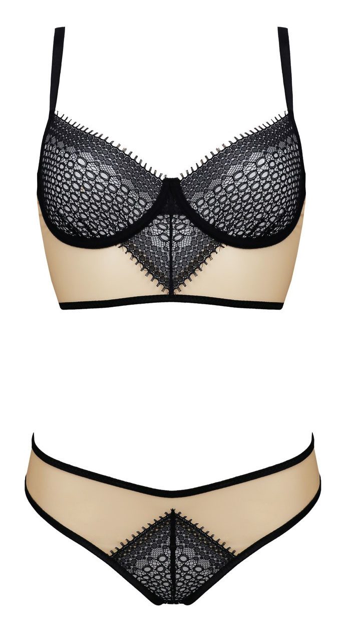 Casmir Set: Bustier und Panty, feminines klassisches Dessous-Set