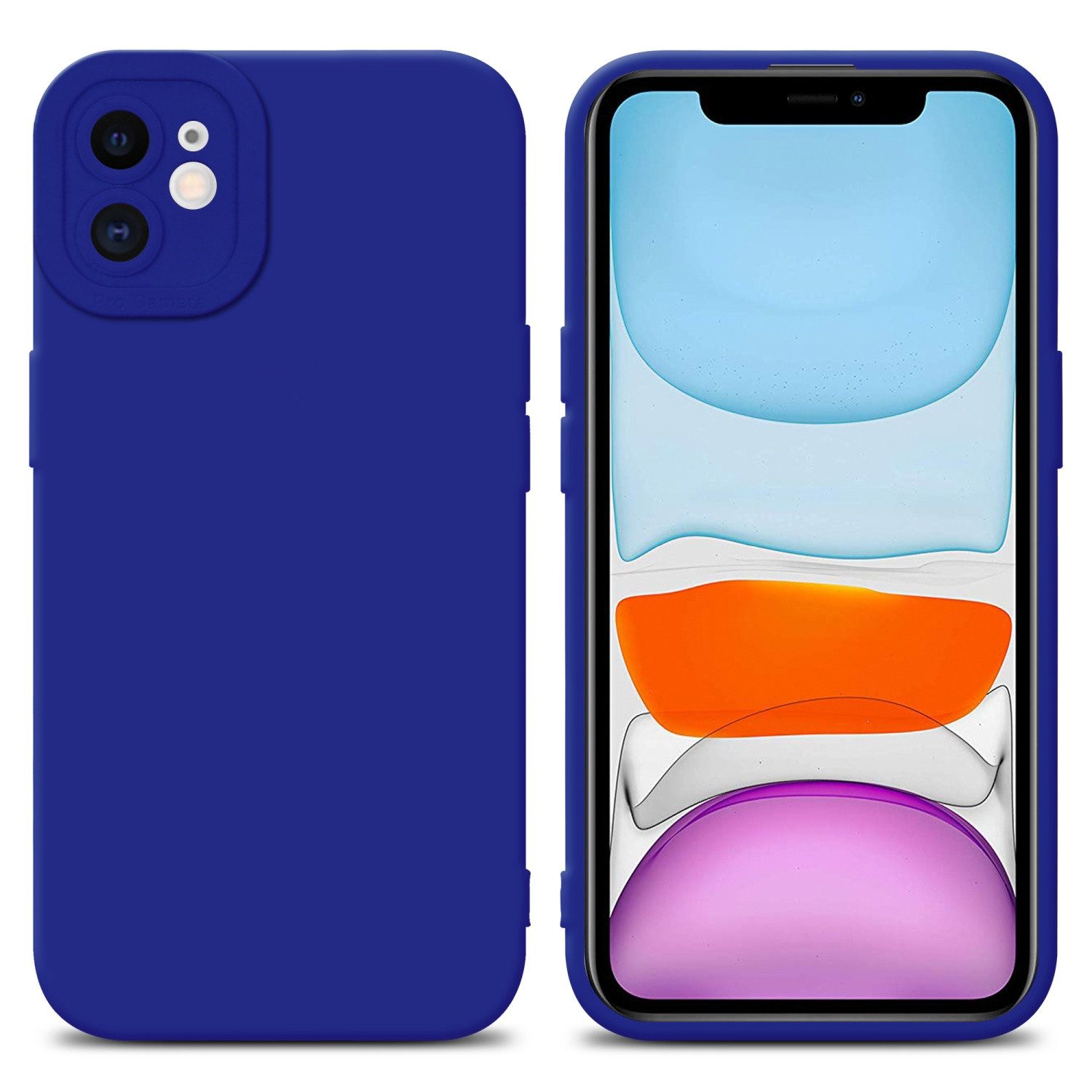Cadorabo Handyhülle für iPhone 12 Hülle Apple iPhone 12, Hülle Schutzhülle TPU Silikon Case Cover