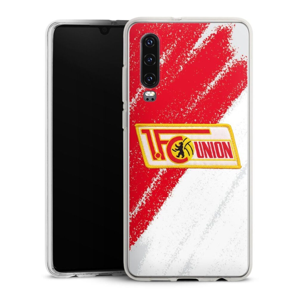 DeinDesign Handyhülle Offizielles Lizenzprodukt 1. FC Union Berlin Logo, Huawei P30 Silikon Hülle Bumper Case Handy Schutzhülle