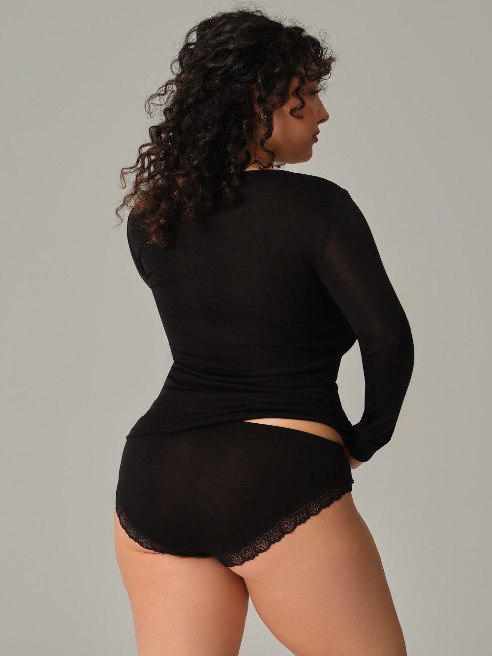 comazo Langarmshirt aus Merinowolle und Seide