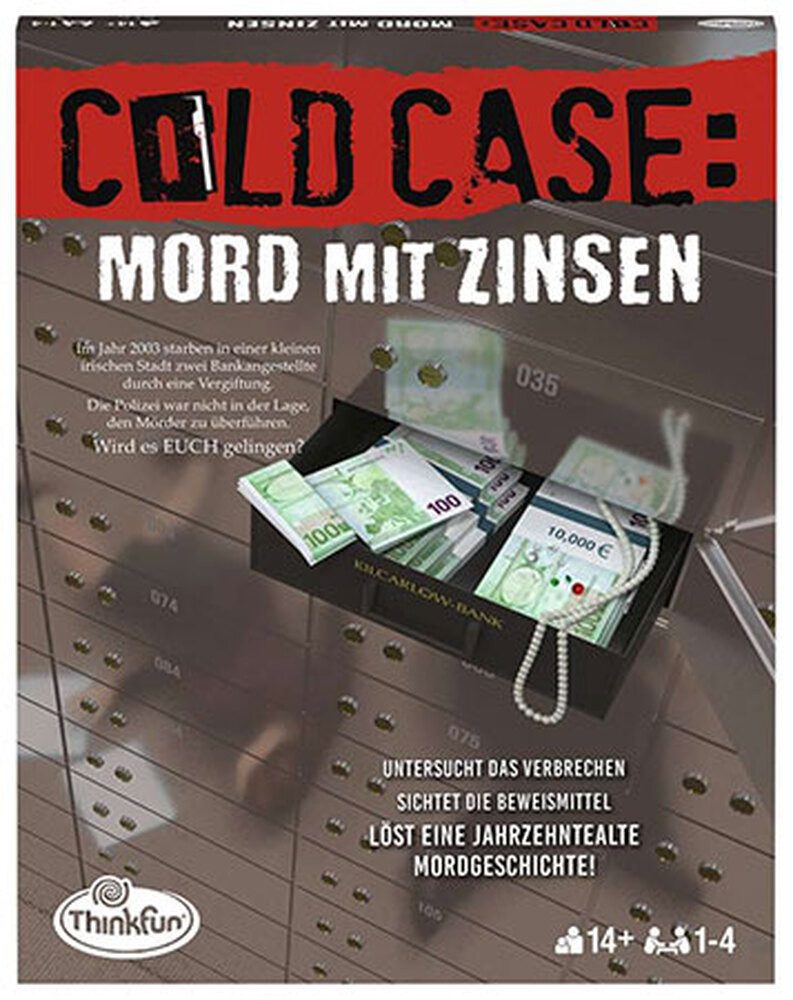 Pegasus Spiele Spiel ColdCase - Mord mit Zinsen