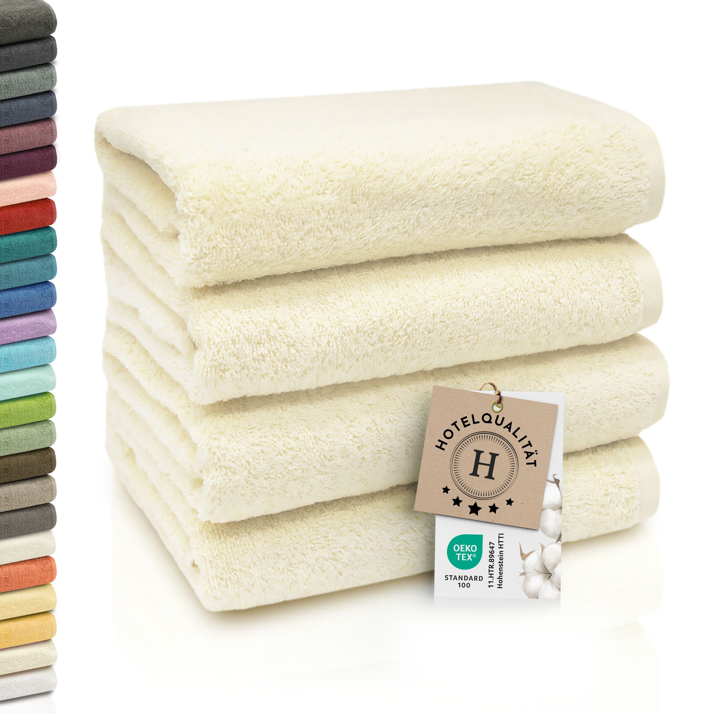 ZOLLNER Handtücher, Walkfrottier (4-St), 50 x 100 cm, 100% Baumwolle, alle günstig online kaufen