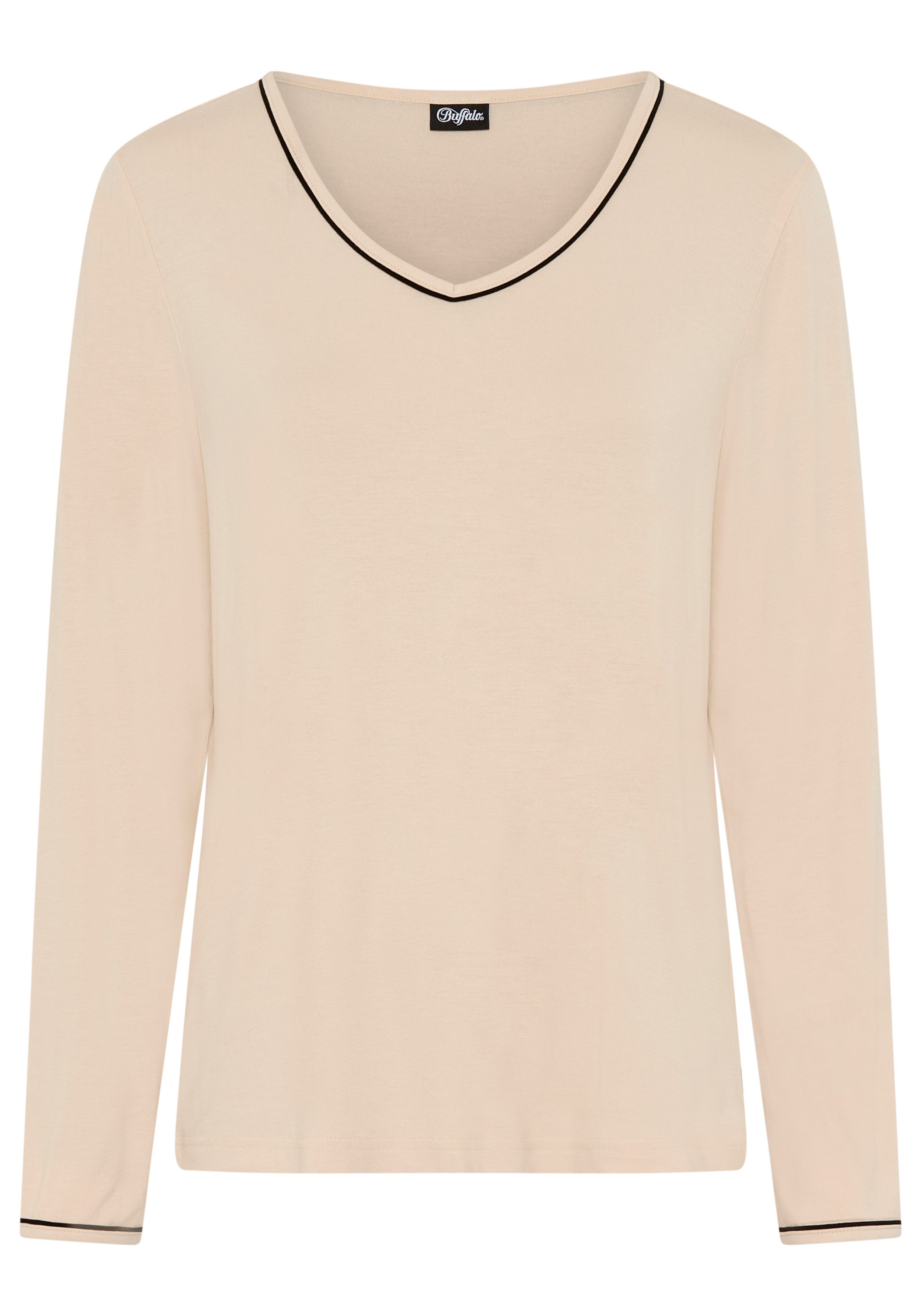 Buffalo Pyjamaoberteil (1-tlg) mit modischen Paspeldetails. € 29,99
