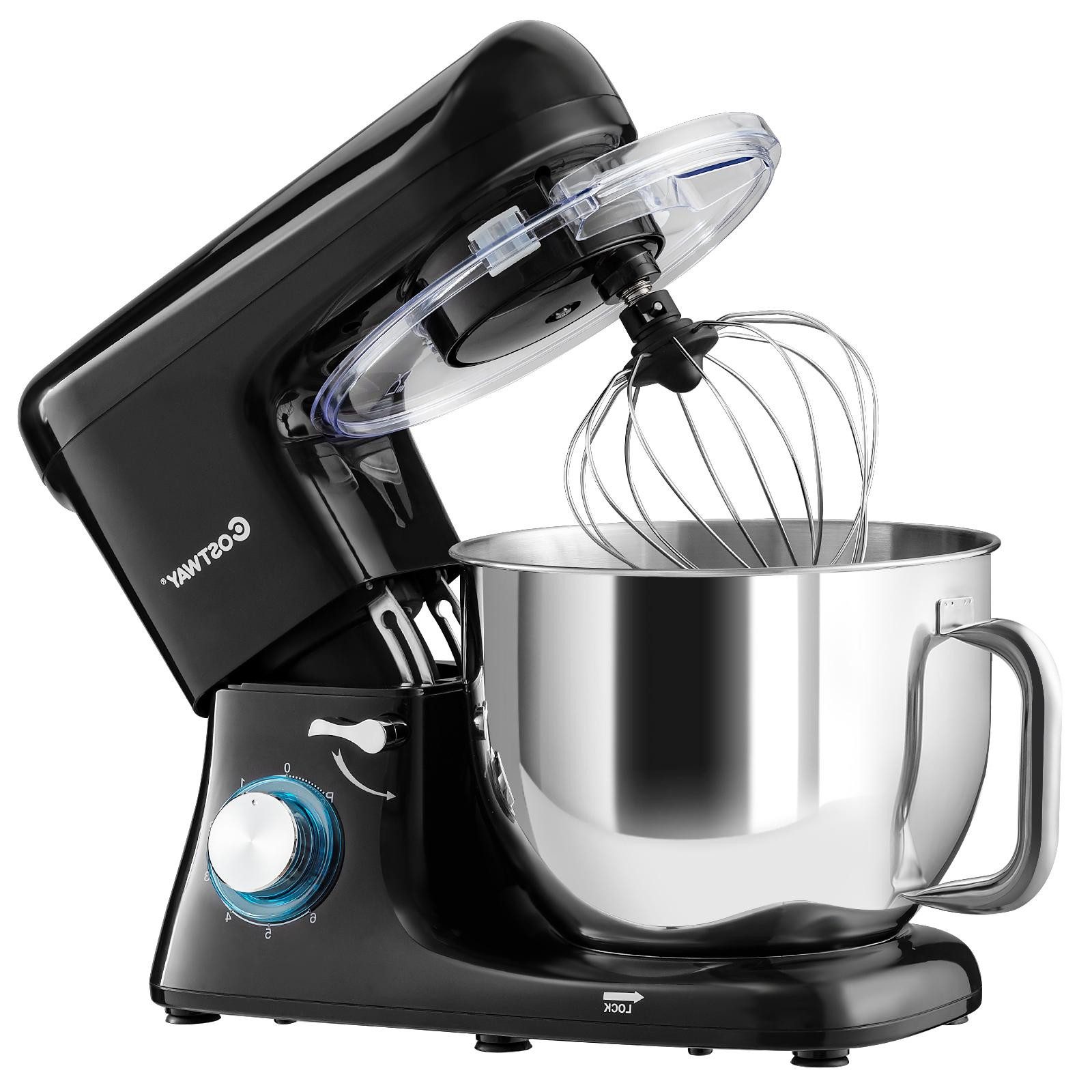 KOMFOTTEU Küchenmaschine, 1400,00 W, 7,00 l Schüssel, mit Spritzschutz