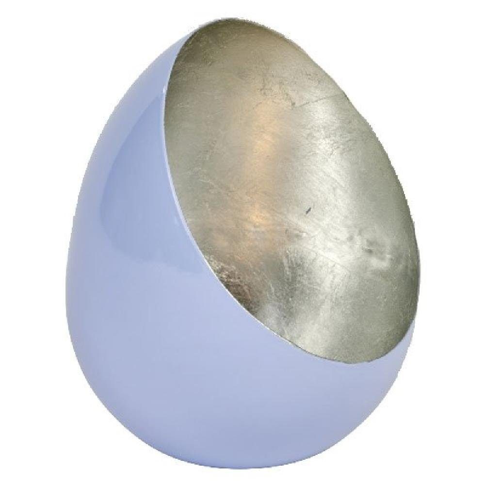 Kerzenhalter Windlicht Casati Skyblue Blau Silber (12cm)