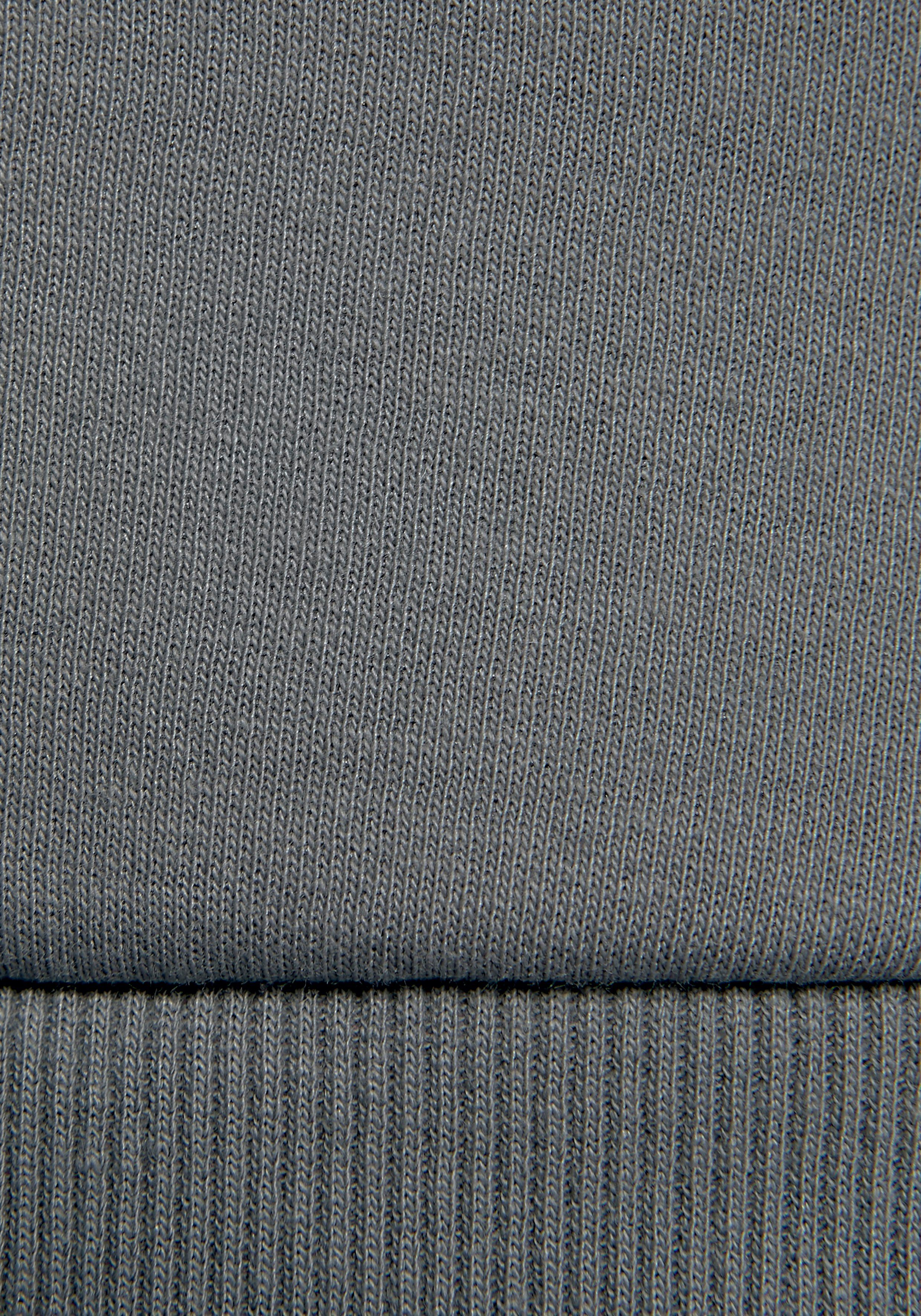 Bench. Loungeanzug, Kängurutasche, und Loungewear Seitenstreifen Kapuzensweatshirt stone-weiß Hoodie mit