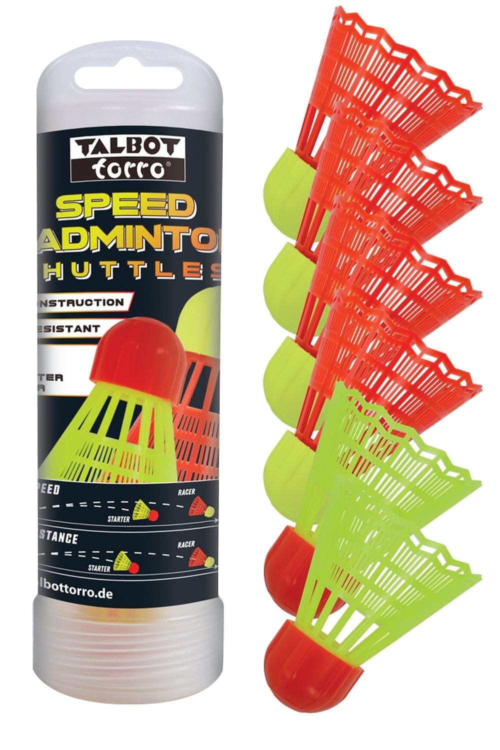 Talbot-Torro Speedbadmintonball Badminton Speedbadminton Bälle Shuttles