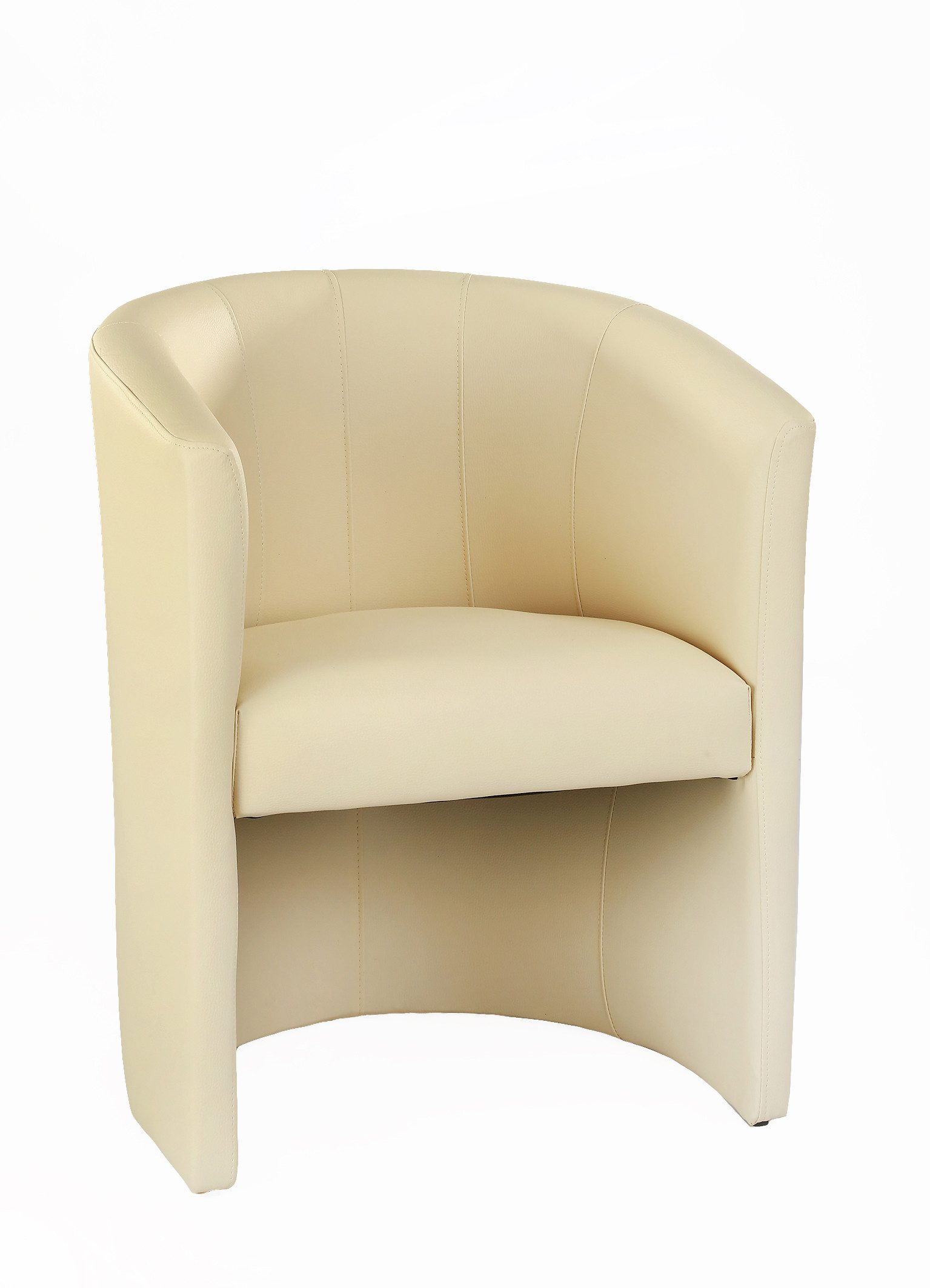 Kamil Cocktailsessel Design Sessel Clubsessel Loungesessel Club Möbel Farbe creme/beige (1 Set, 1-St., 1 Sessel), Lieferung kommt Aufgebaut