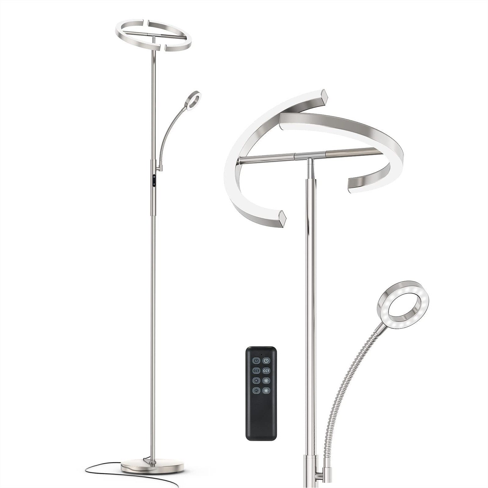 Stehlampe LED Dimmbar Stehleuchte mit fernbedienung