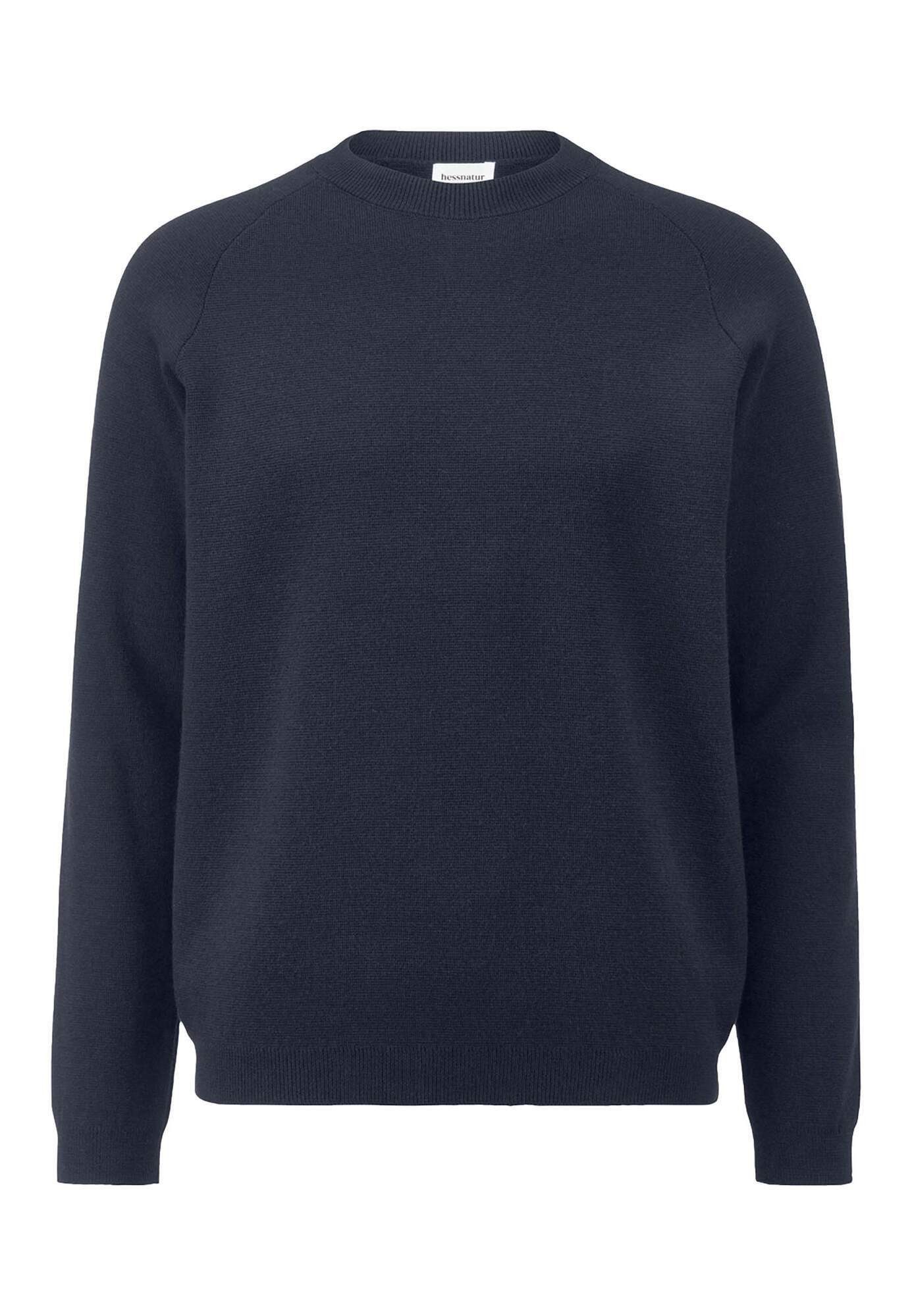 Hessnatur Strickpullover Regular aus Bio-Merinowolle und Bio-Baumwolle (1-tlg)