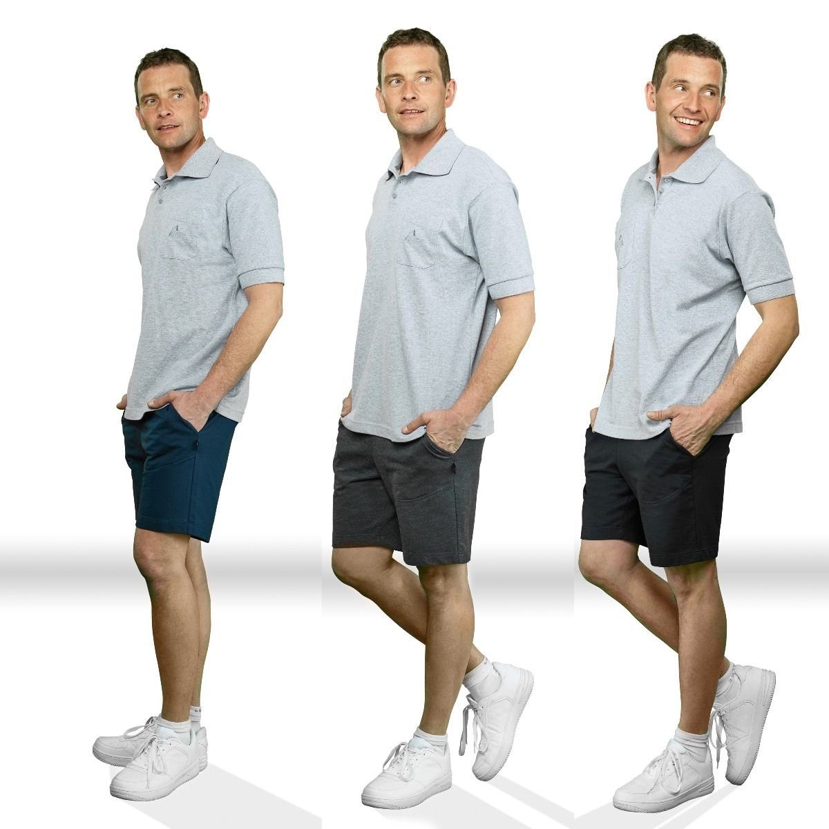 Authentic Klein Bermudas für Herren aus 100% Baumwolle – Erhältlich bis Größe 8XL