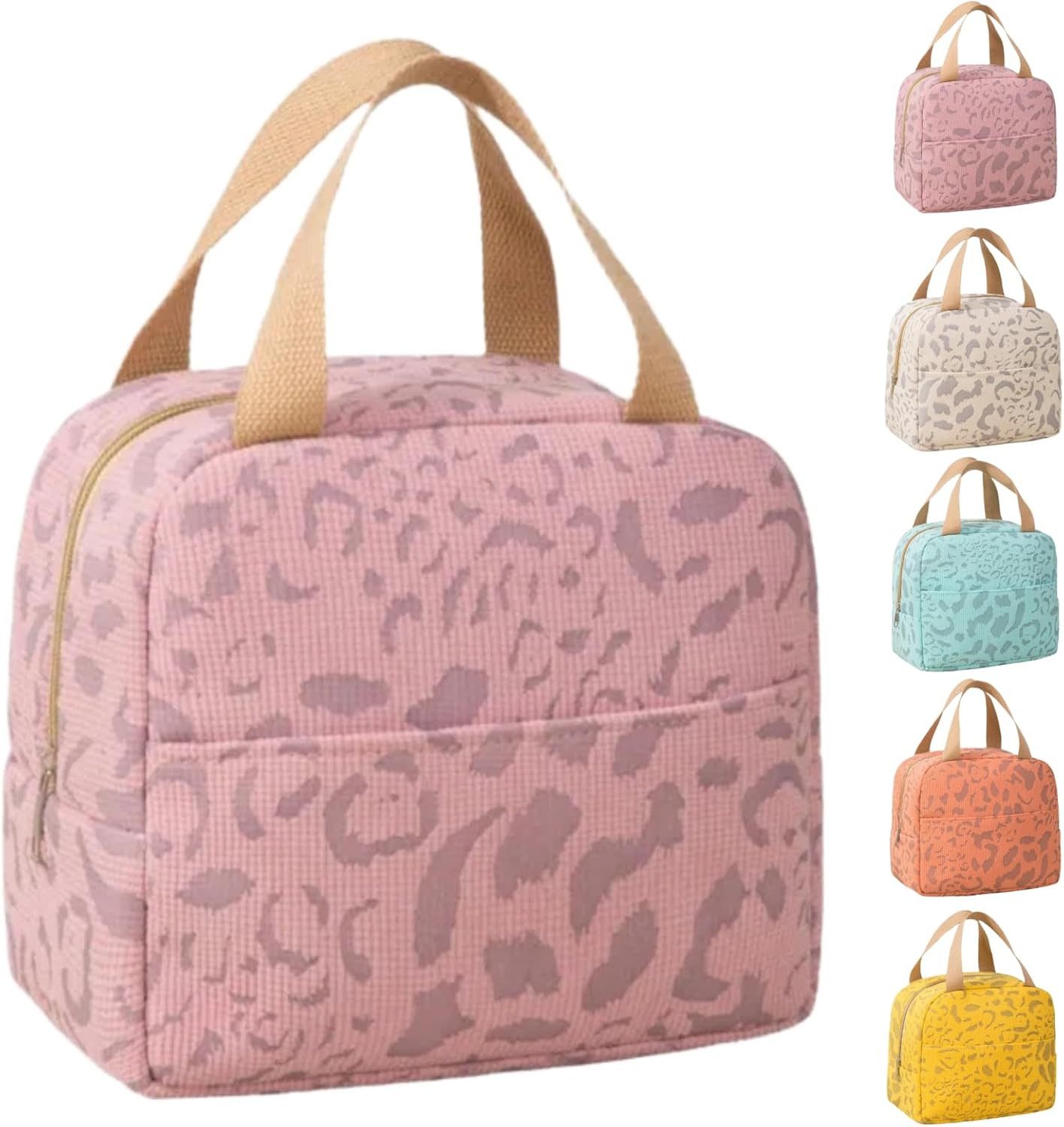 Agger Kühltasche Kleine Kühltasche Für Unterwegs - Wiederverwendbare, Wasserdichte, Isolierte Lunchtasche mit Alufolie Thermo-Isolierung